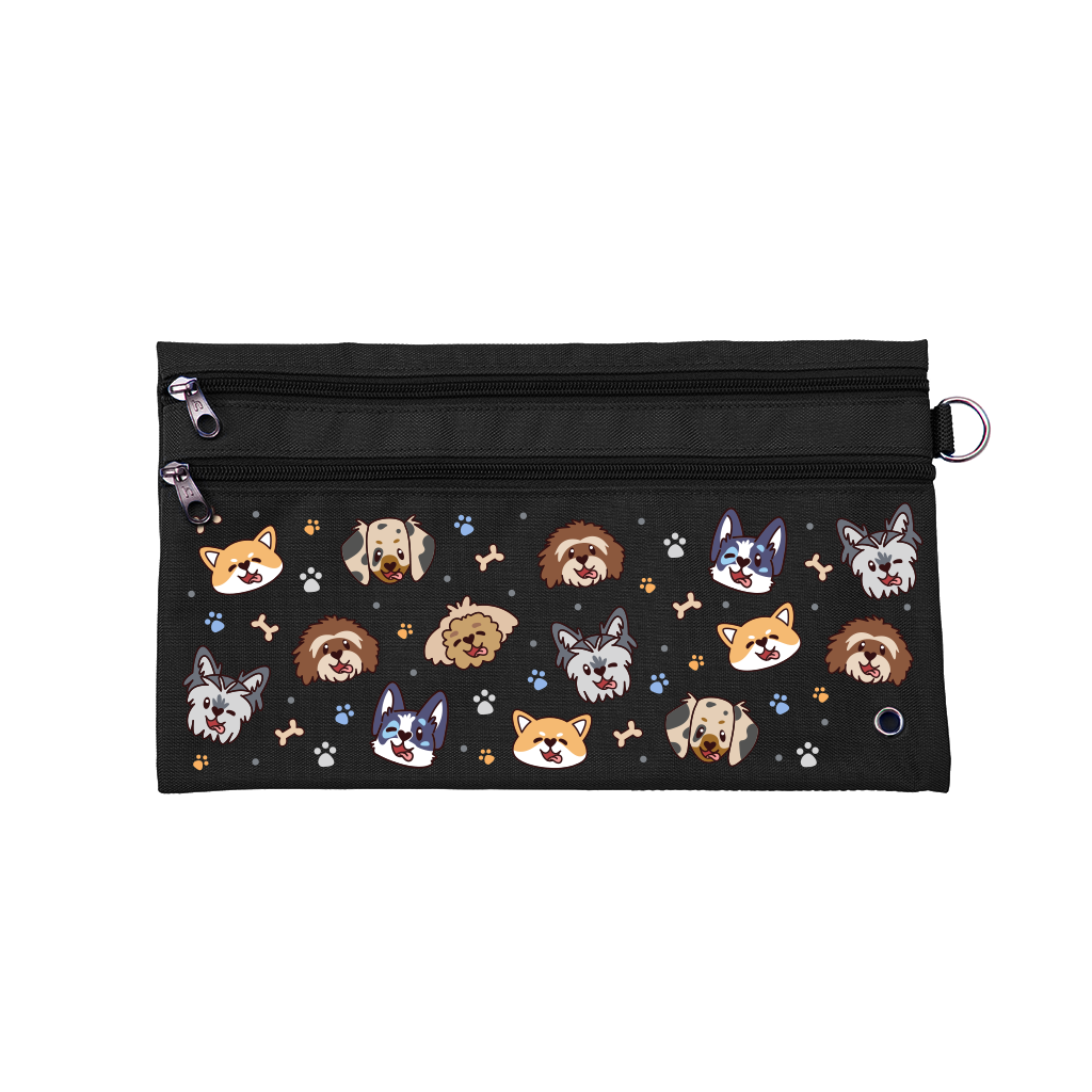 Puppy Pals Pencil Case - Cute Dog Design School Supplies for Kids & Students - Perfect for Classroom, Homework & Back to School Organization