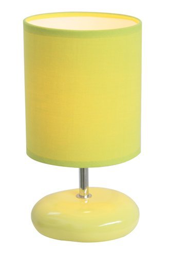 Stonies Small Stone Look Lamp - Green LED Night Light for Bedroom, Kids Room, Nursery, Living Room | Decorative Eco-Friendly Lighting for Home Decor