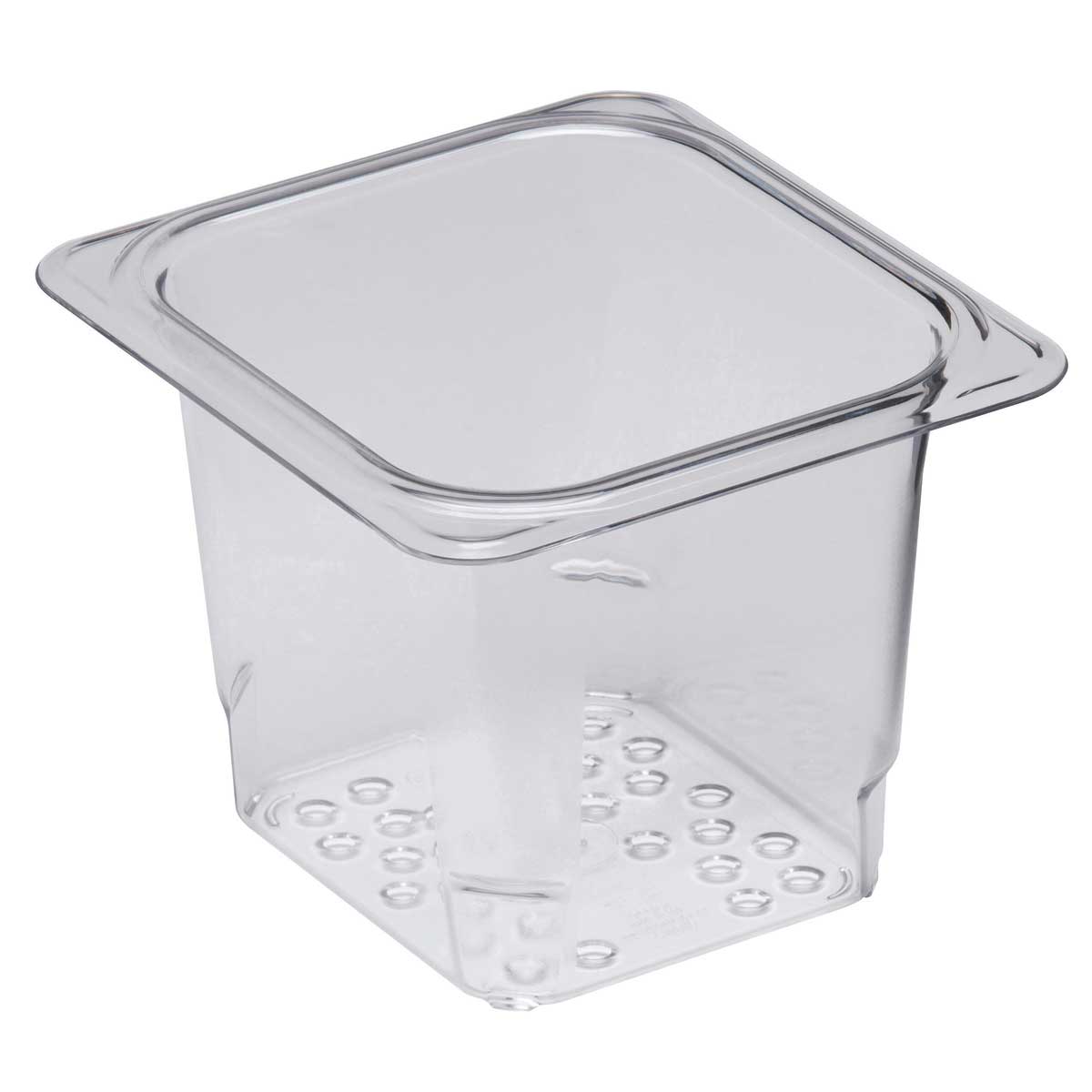 Cambro 65CLRCW135 Camwear 1/6 Size Clear Colander Food Pan - 5