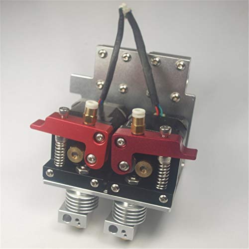 Reprap Prusa i3 3D Printer Kit - Metal Dual Extruder Carriage with 1.75mm Filament & Nema17 Motors | Perfect for DIY Projects, Prototyping & Home Manufacturing