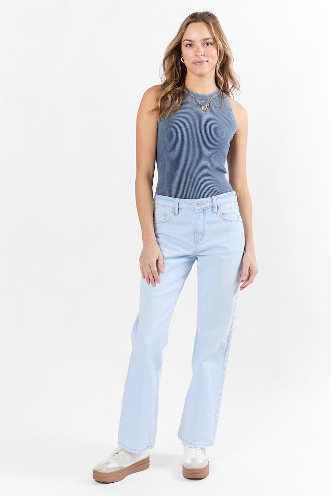 Taylor Light Wash Mid Rise Baggy Jeans for Women - Comfortable & Stylish Distressed Denim Pants | Perfect for Casual Outfits, Streetwear & Everyday Wear
