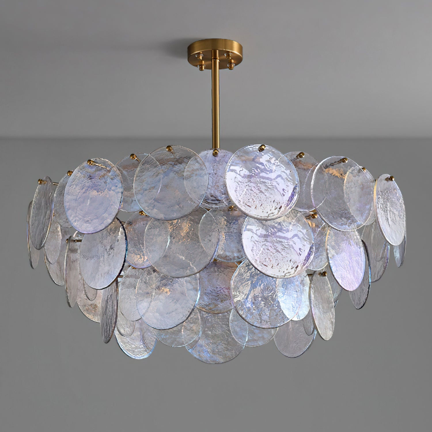 Elegant Ariel Crystal Chandelier - Modern Ceiling Light Fixture for Dining Room, Living Room & Bedroom Decor