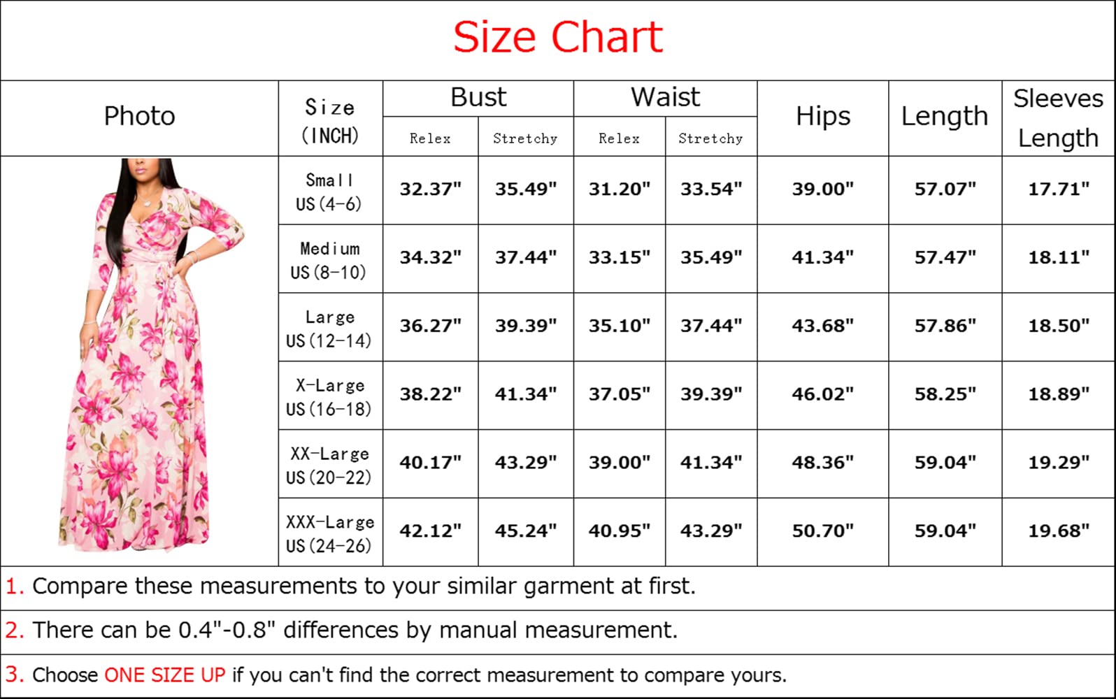 JTNFairy Women's Floral Print Long Maxi Dress - Plus Size Casual & Party Outfits for Beach, Wedding & Summer Vacations