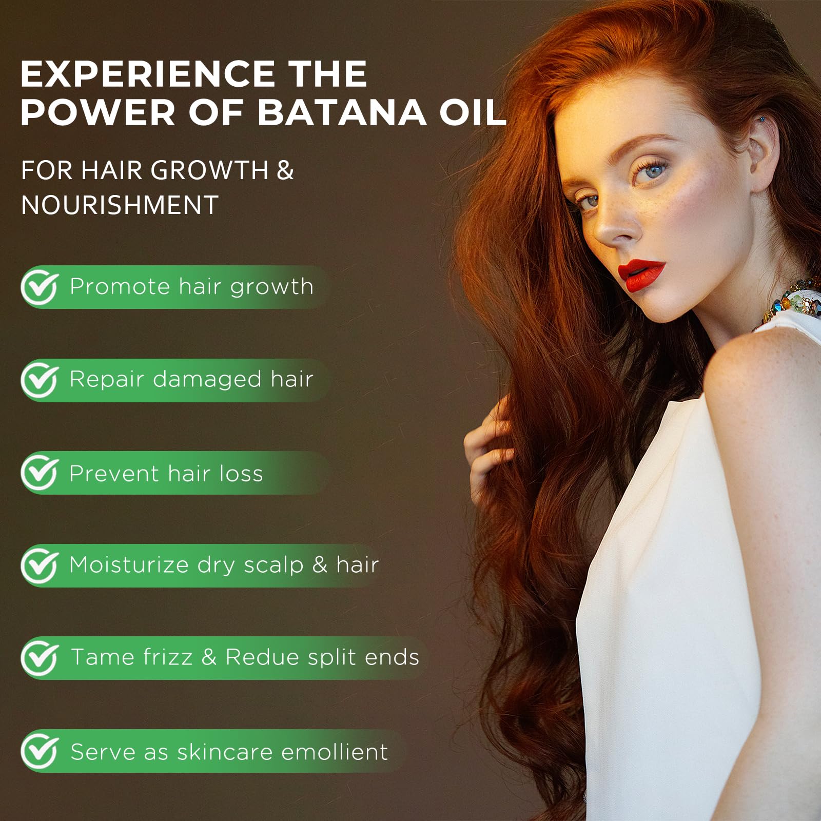 100% Pure Organic Raw Batana Oil from Honduras - Unrefined Hair Growth Oil for Women & Men | Scalp Treatment to Prevent Hair Loss & Promote Thickness | Perfect for Daily Hair Care & Natural Styling