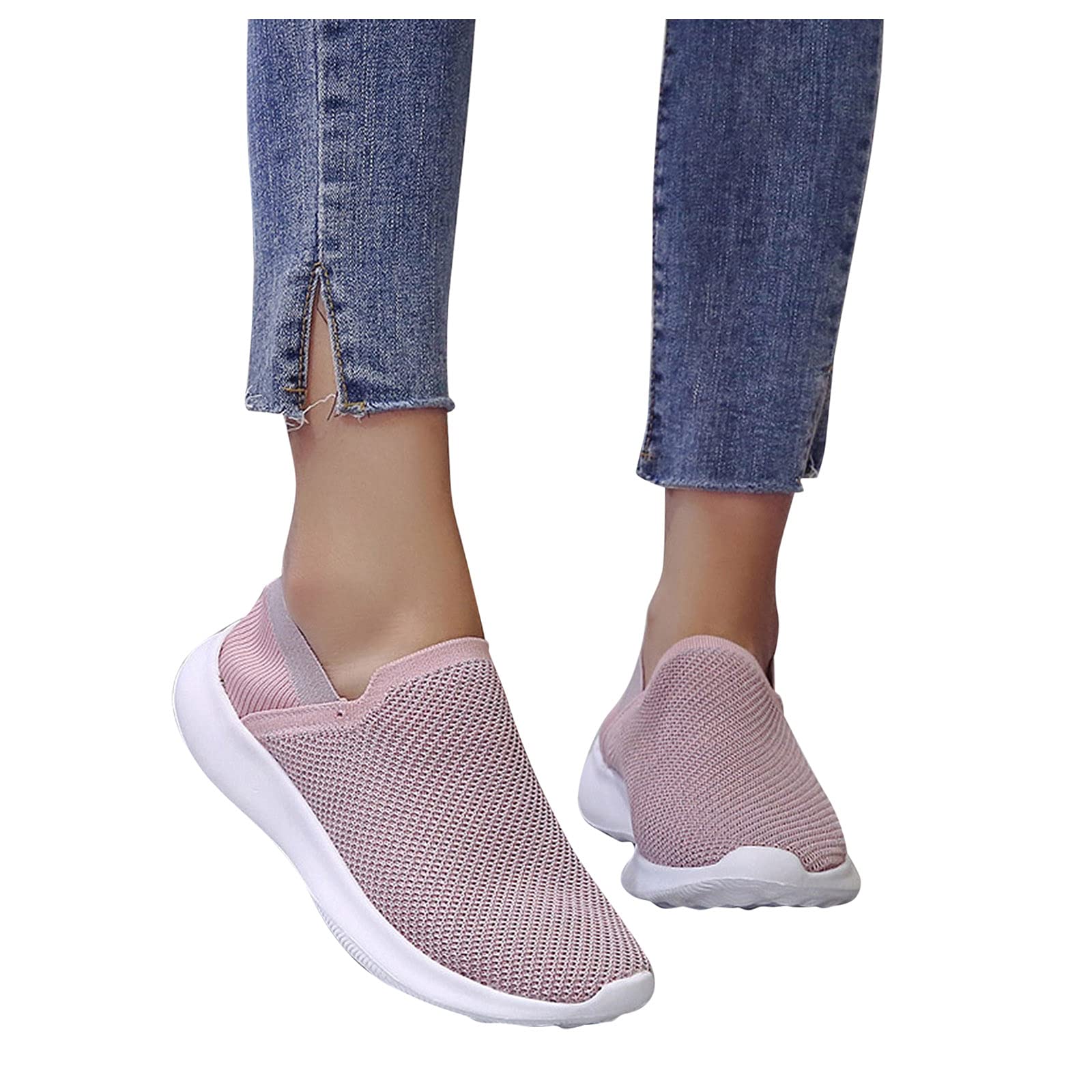 Gloneld Women's Sneakers - Comfortable Slip-On Walking Shoes for Women, Low Top Casual Sport Shoes | Perfect for Walking, Running, Gym & Everyday Wear