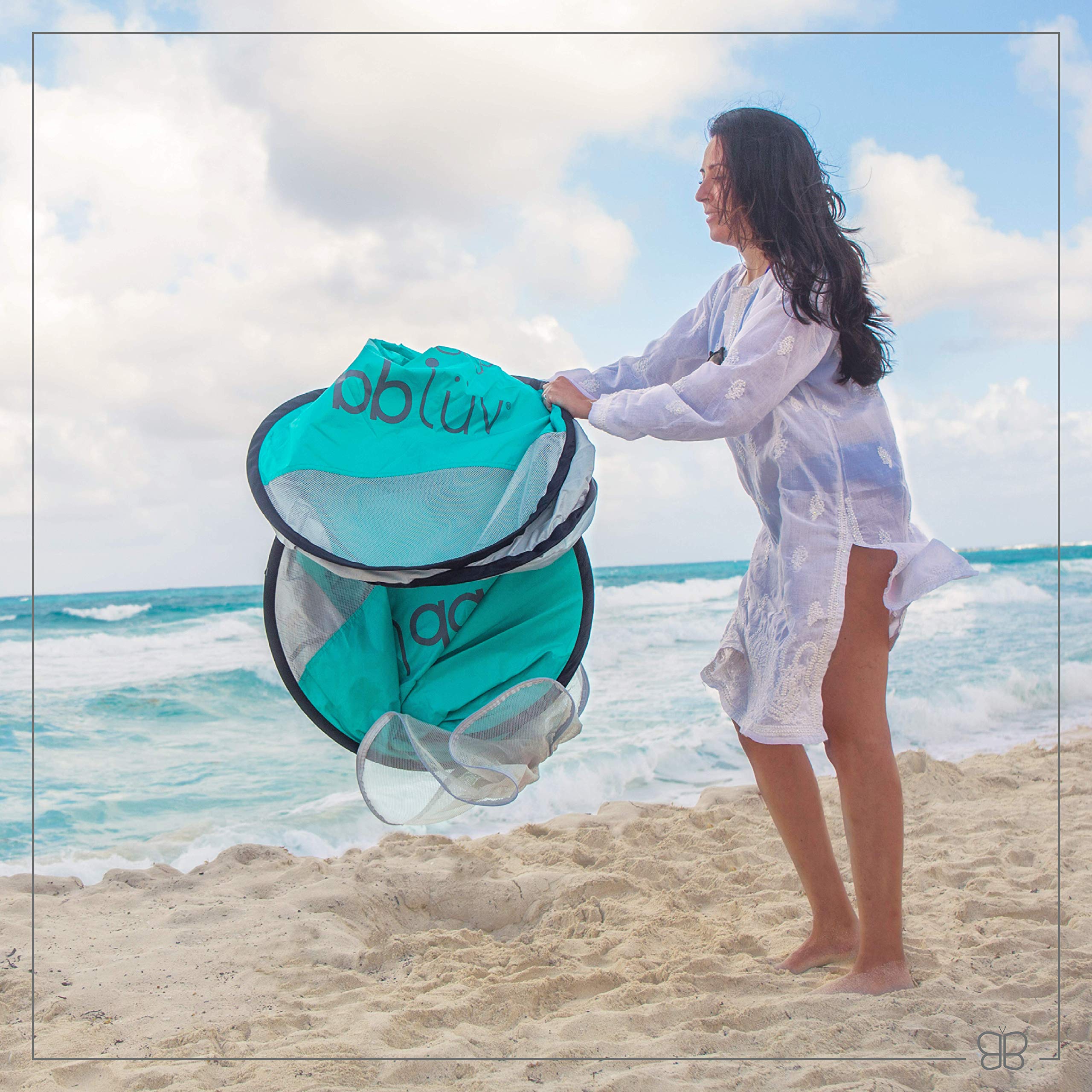 BBLÜV Sunkitö Pop Up Baby Play Tent with SPF 50+ UV Protection & Mosquito Net - Portable Sun Shelter for Beach, Pool, Park & Travel - Includes Carry Bag for Easy Storage & Transport