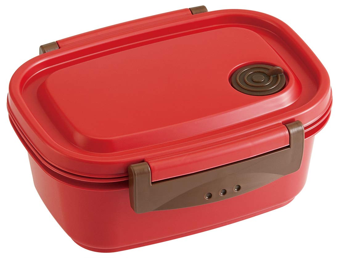 430ml Red Food Storage Container - Airtight Lunch Box for Easy Meal Prep & On-the-Go Light Meals | Microwave & Dishwasher Safe | Perfect for Office, School & Picnics
