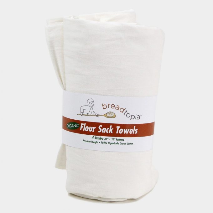 Breadtopia Jumbo Organic Flour Sack Towel - Premium Large Cotton Kitchen Towels for Baking, Cooking & Cleaning - Eco-Friendly Reusable Dish Cloths for Home & Restaurant Use