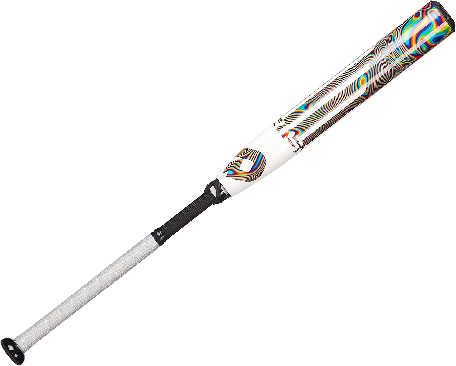 DeMarini FP Prism+ Fastpitch Softball Bat - Multi-Colored 2-Piece Composite Bat for Women & Girls - Perfect for Competitive Games, Tournaments & Practice Sessions