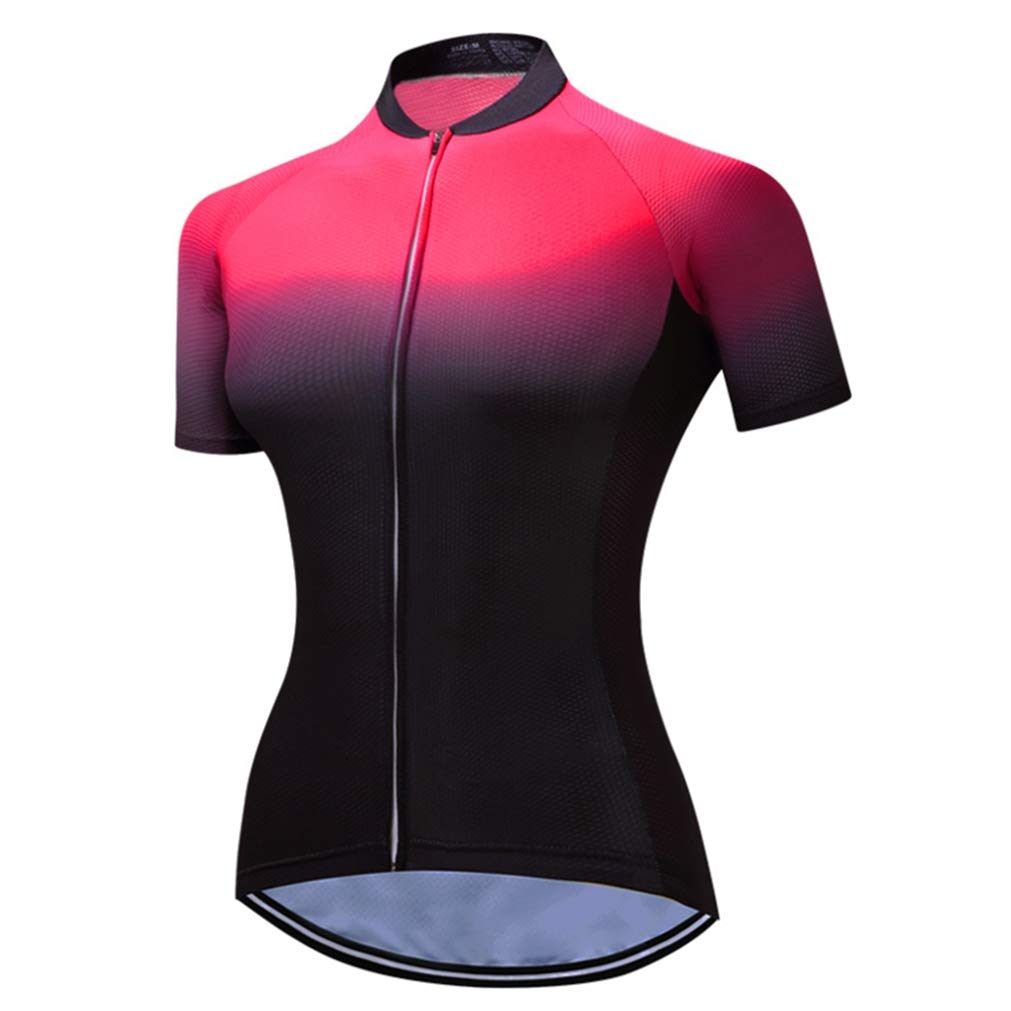Women's Cycling Jersey Short Sleeve - Breathable Mountain & Road Bike Shirt for MTB, Road Cycling & Outdoor Sports | Perfect for Training, Racing & Commuting