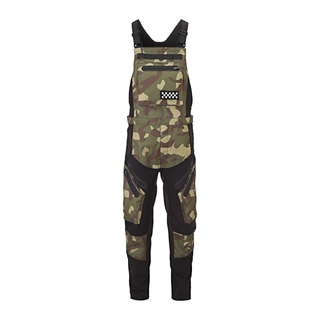 Motorcycle Racing Bibs & Pants Set - Motocross Gear for MX Suit with Camouflage Design | Durable & Comfortable for Off-Road Riding & Motocross Racing