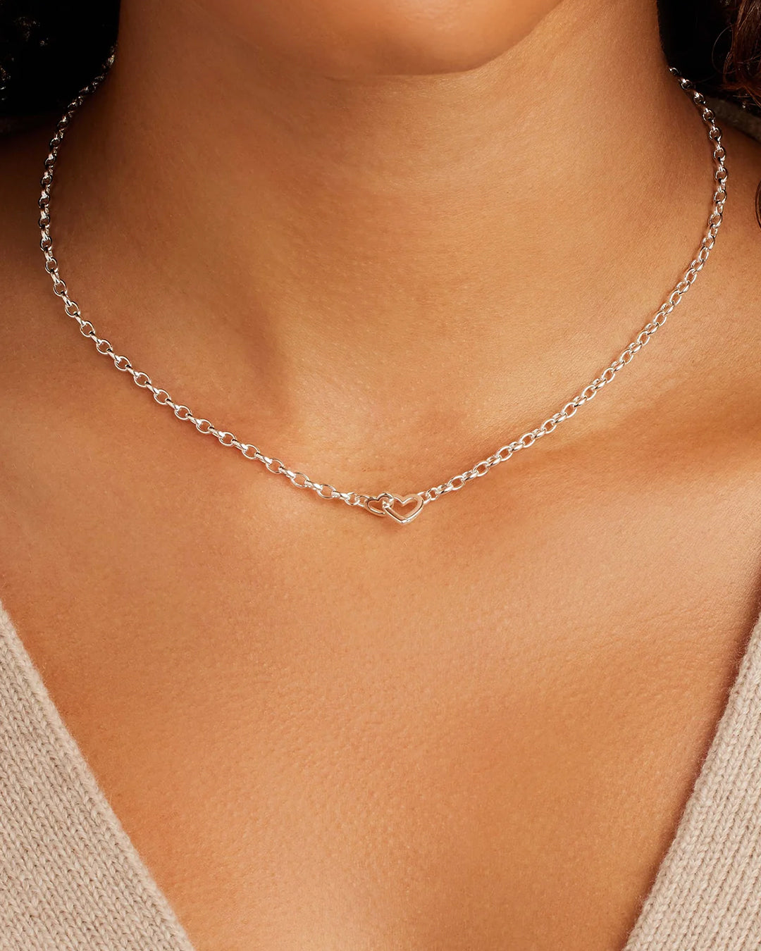 Parker Heart Mini Necklace - Dainty Gold Heart Pendant Necklace for Women, 14K Gold Plated, Delicate Minimalist Jewelry Gift for Her - Perfect for Valentine's Day, Anniversary, Birthday & Everyday Wear