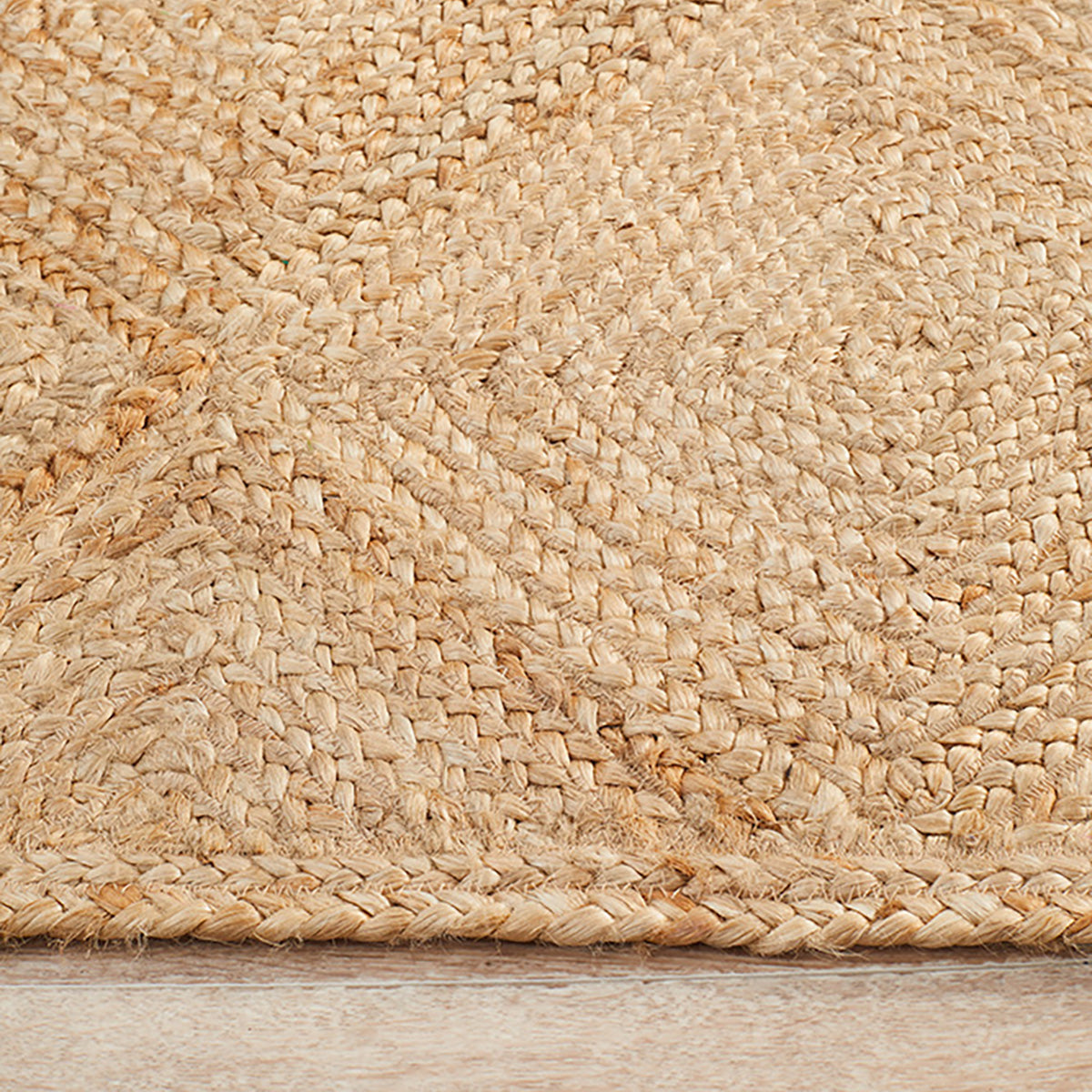 Atrium Hatch Natural Jute Area Rug - Eco-Friendly Handwoven Floor Mat for Living Room, Bedroom & Nursery Decor