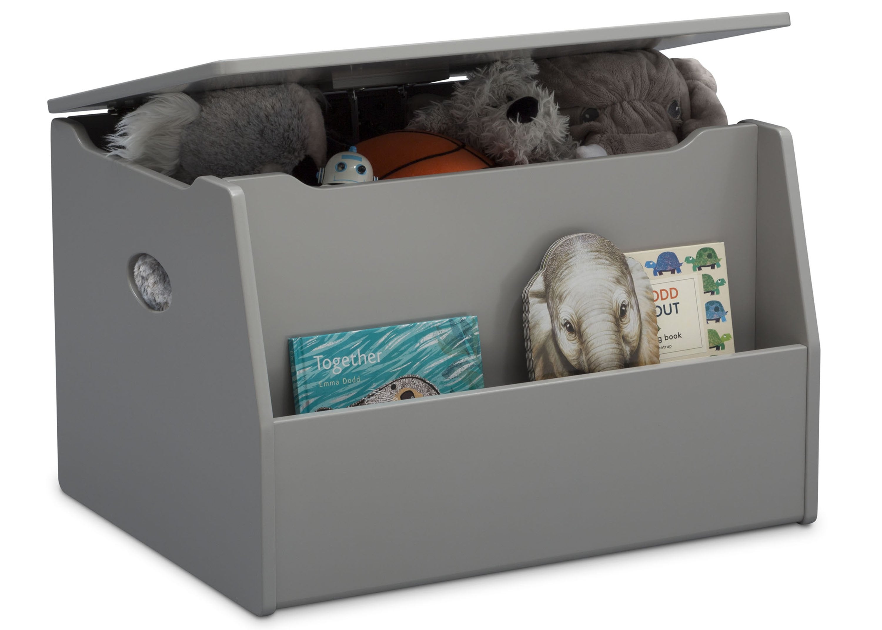 Nolan Toy Box 1 - Premium Wooden Toy Storage Organizer for Kids' Room | Perfect for Organizing Toys, Books & Art Supplies