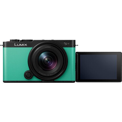 Panasonic Lumix S9 Mirrorless Camera with 18-40mm f/4.5-6.3 Lens (Mint Green) - Compact Travel & Vlogging Camera for Content Creators