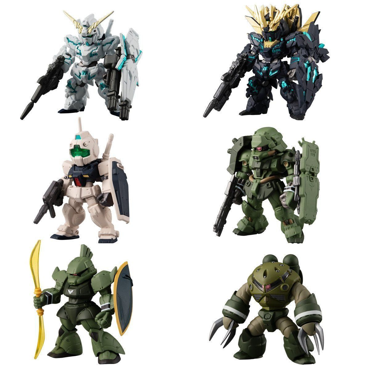 Bandai FW Fusion Works Gundam Converge UC Special Selection Trading Figure Set of 10 - Premium Collectible Action Figures for Anime Fans, Perfect for Display, Gifts & Anime Collections