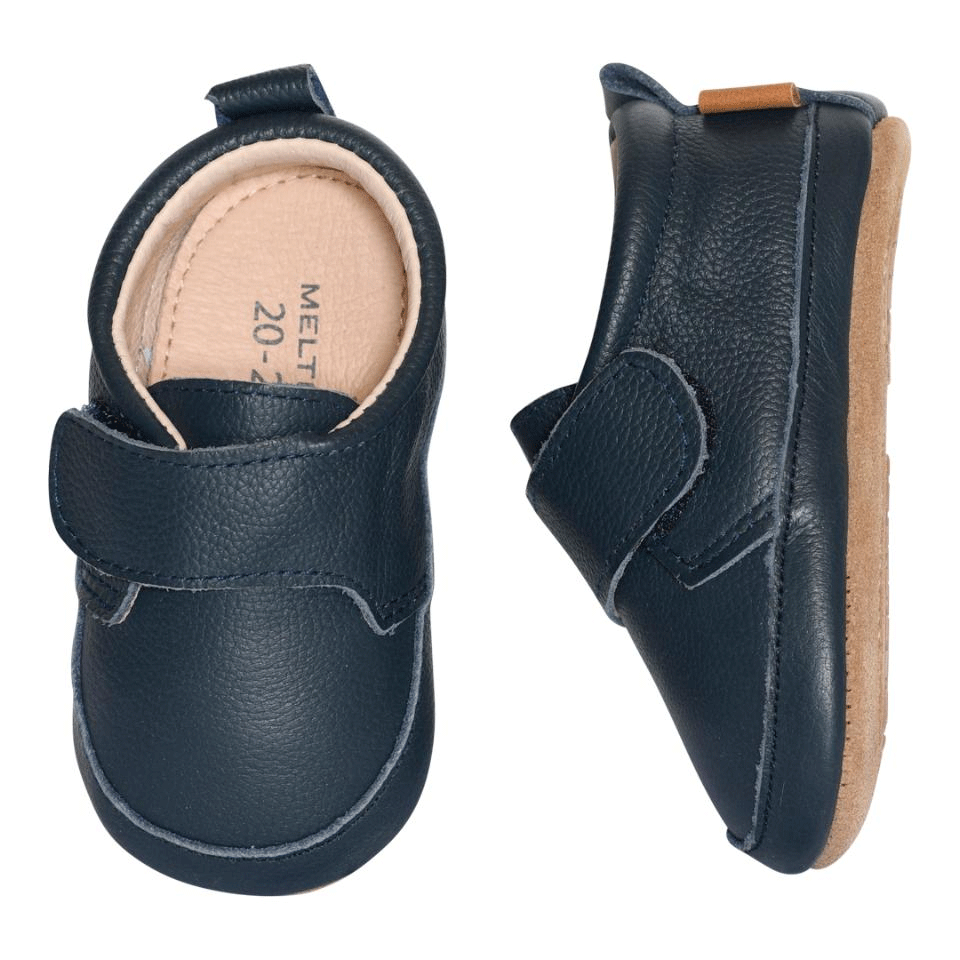 Premium Marine Baby Leather Shoes by Melton – Soft & Comfortable First Walkers for Infants – Perfect for Special Occasions, Photos & Everyday Wear
