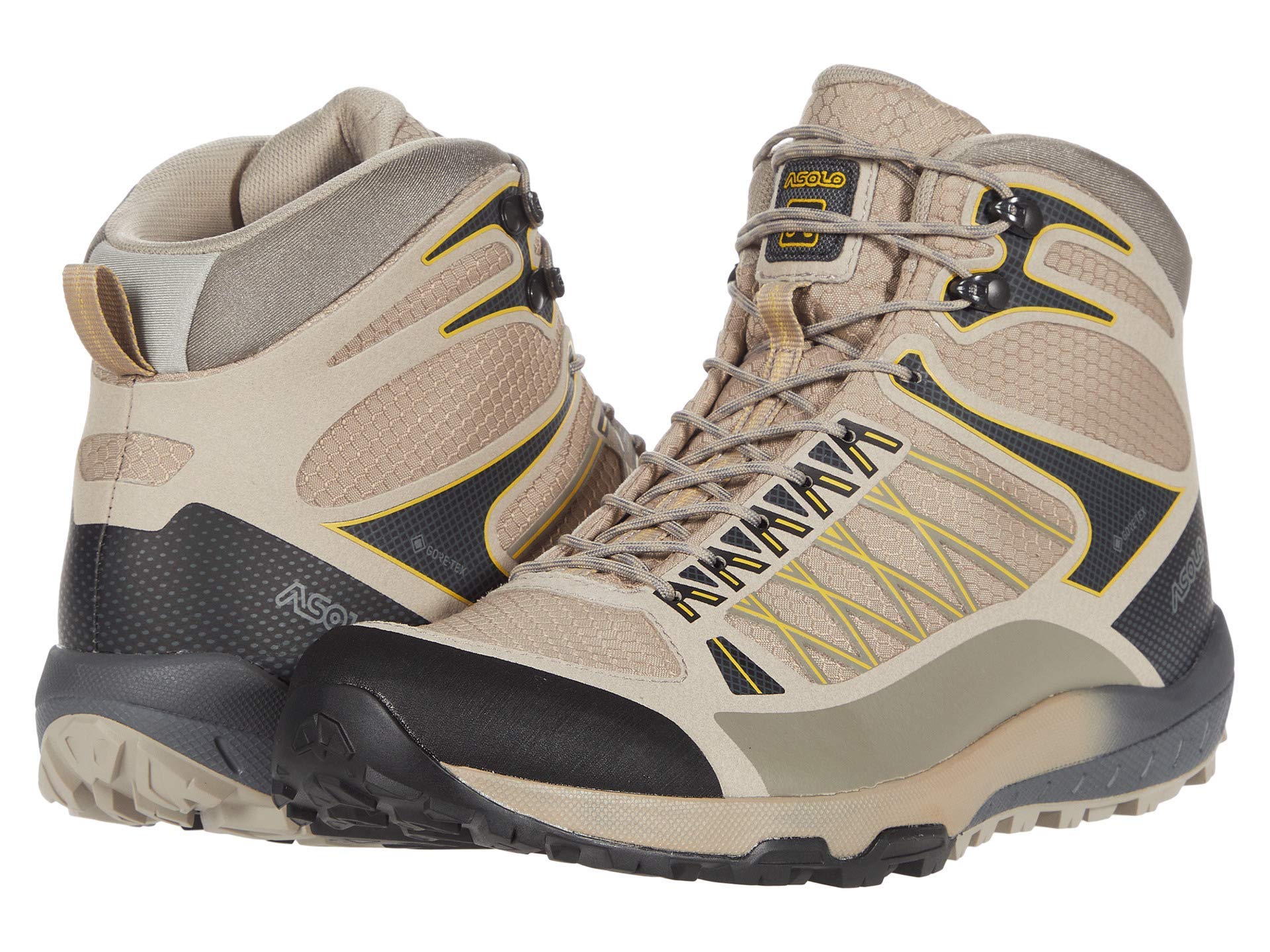 Asolo Women's Grid Mid GV Waterproof Hiking Boots & Warm Knit Cap Bundle - Perfect for Outdoor Adventures, Hiking, and Winter Camping