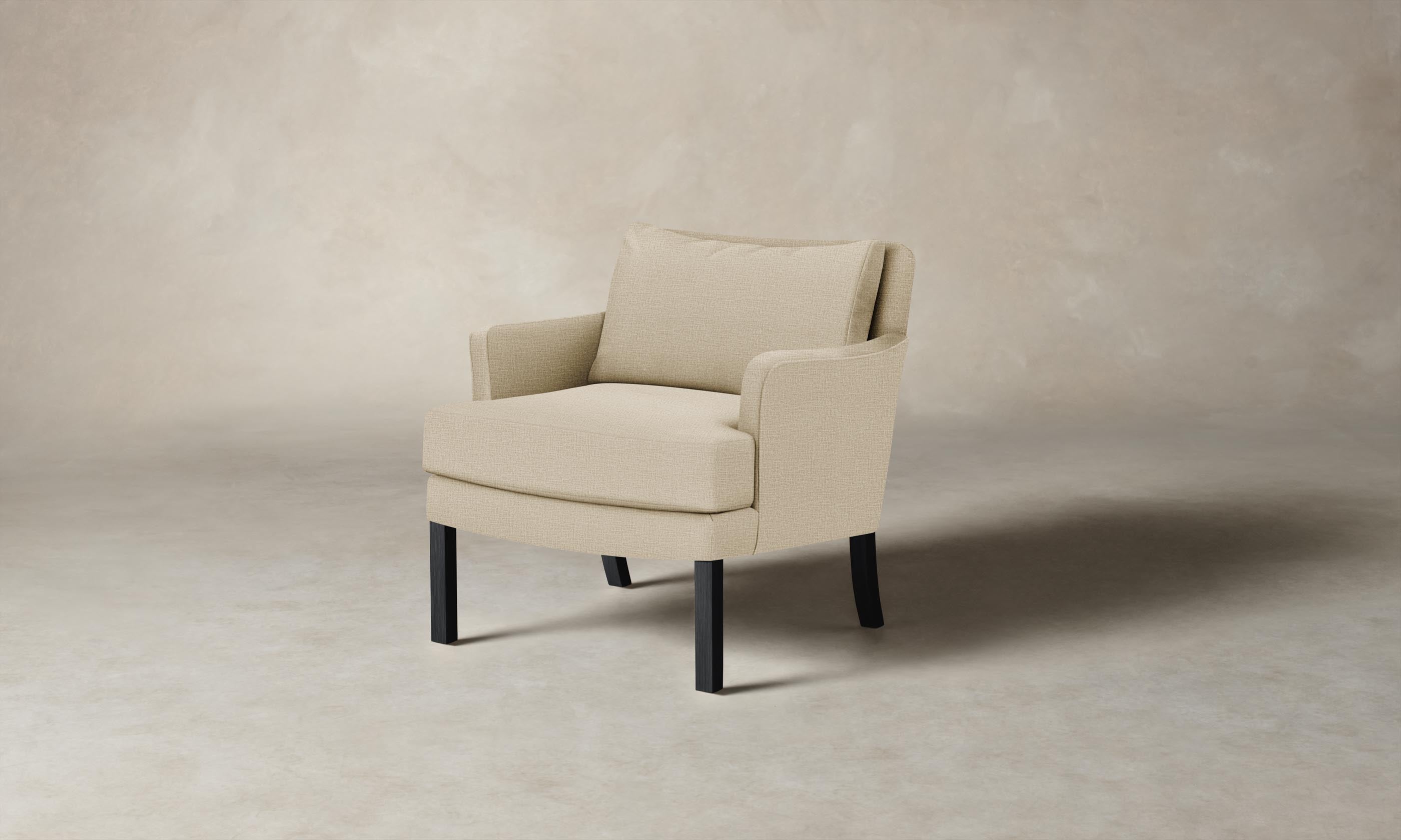 Kaye Performance Woven Chenille Chair - Comfortable Modern Living Room Seating for Home & Office - Perfect for Relaxing, Reading, and Entertaining Guests