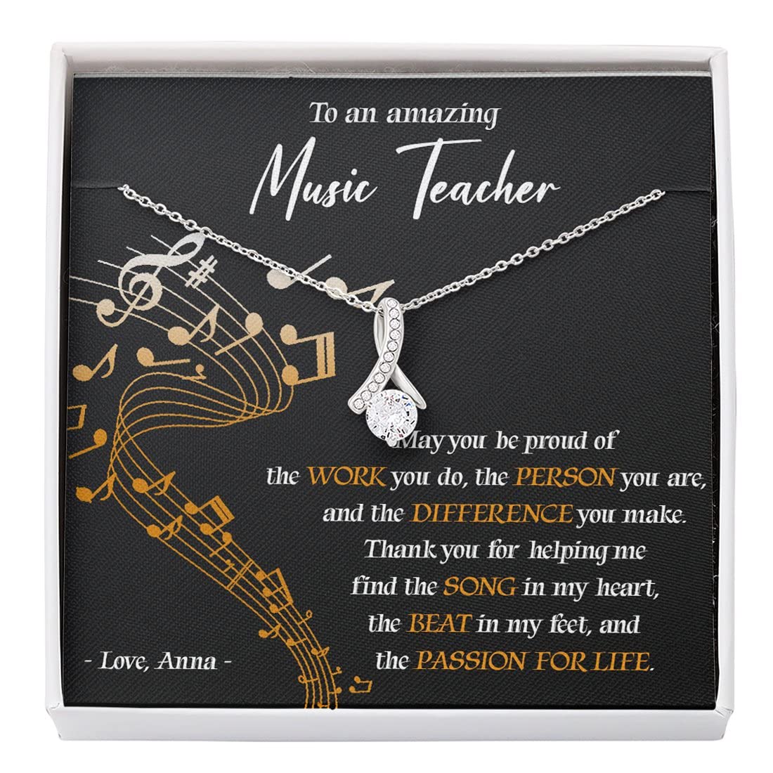 Best Gifts for Music Teachers - Thoughtful Appreciation & Thank You Presents for Piano, Violin or Band Instructors - Perfect for Teacher Appreciation Week, Retirement or Holidays