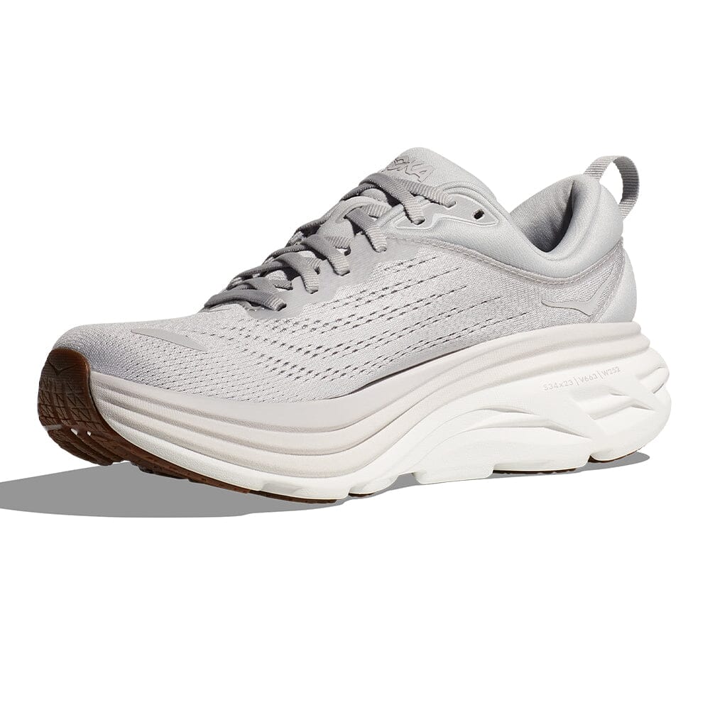 Hoka Men's Bondi 8 Running Shoes - Lightweight Cushioned Sneakers for Marathon, Jogging & Walking - Breathable Mesh Upper with Maximum Support & Comfort