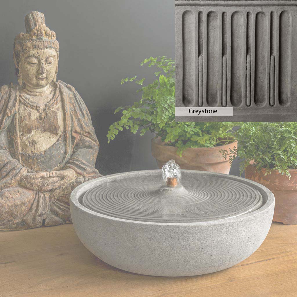 Campania International Ripple Fountain - Outdoor Garden Water Feature for Patio, Yard, and Landscape Decor | Relaxing Water Sounds for Backyard Oasis