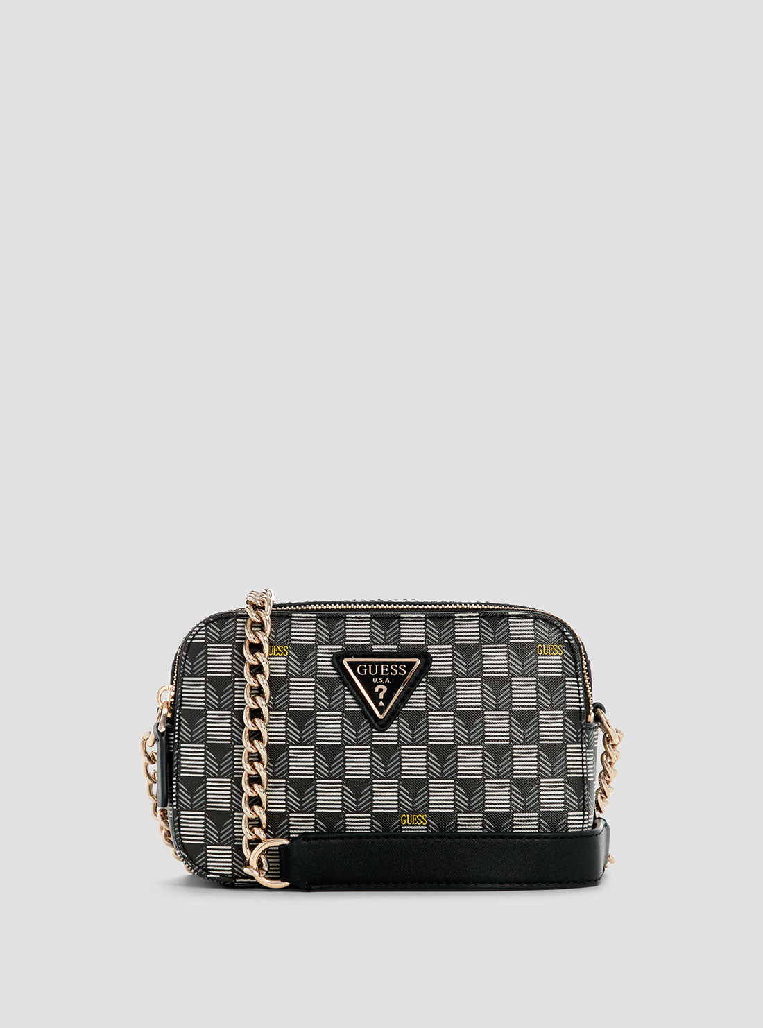 Black Logo G Wave Crossbody Camera Bag for Women - Stylish & Durable DSLR/SLR Shoulder Bag - Perfect for Travel, Photography & Everyday Use