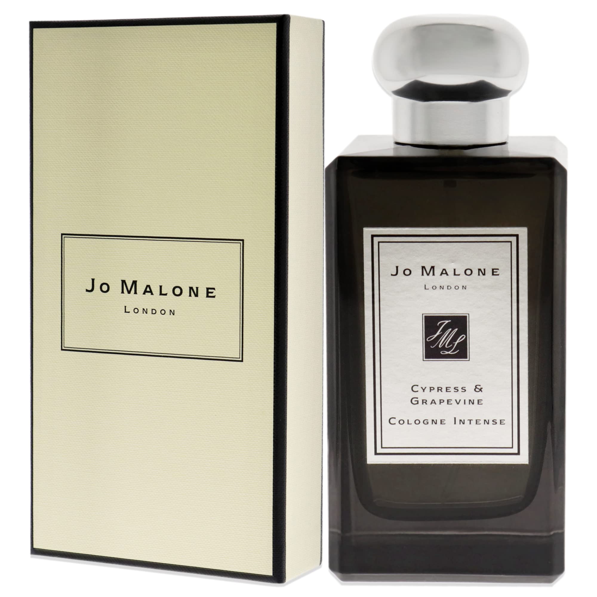 Jo Malone Cypress & Grapevine Intense Cologne Spray for Men & Women - 3.4 oz / 100ml - Woody Aromatic Fragrance for Date Night & Special Occasions