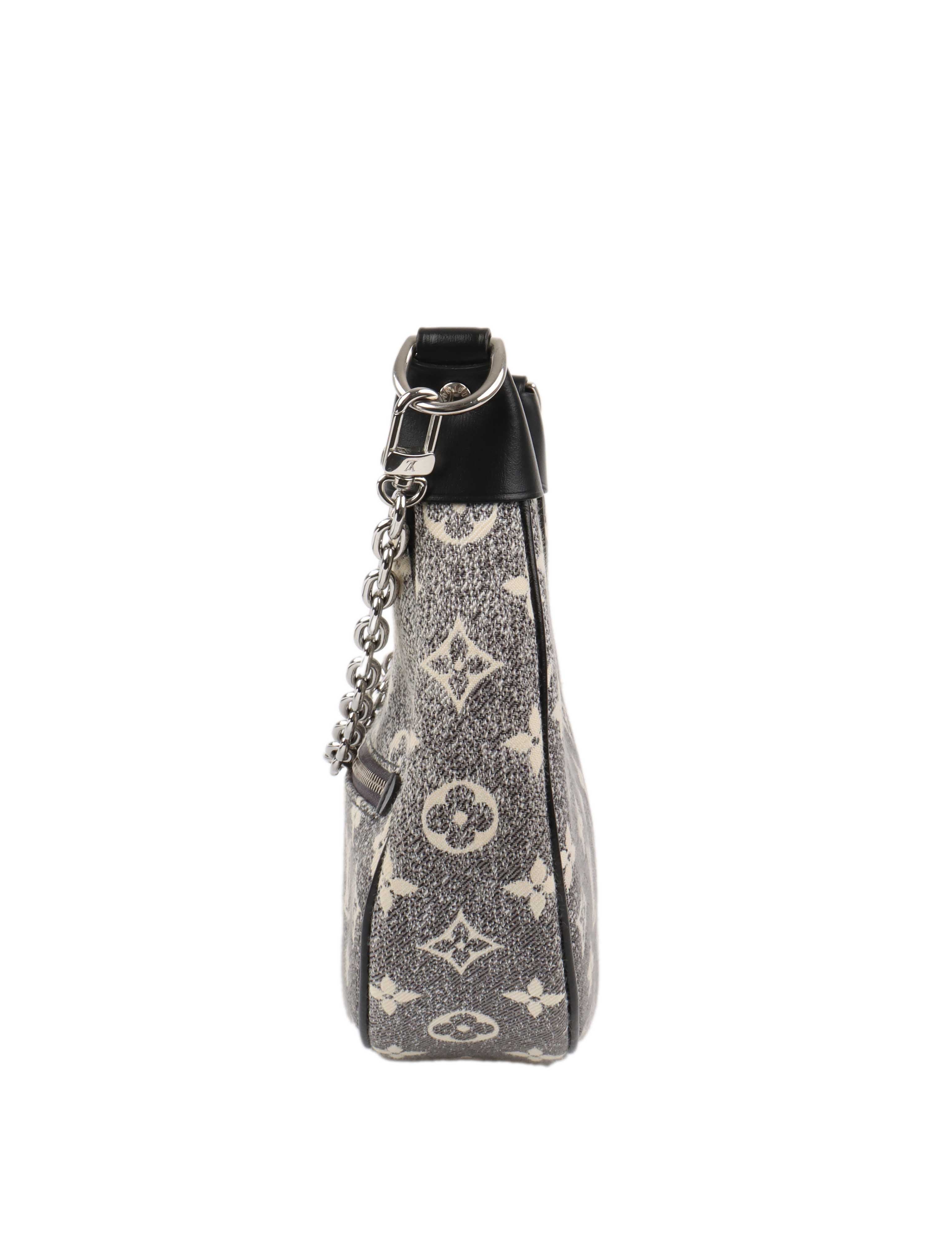 Louis Vuitton Black Denim Loop Bag - Stylish Designer Handbag for Women, Perfect for Everyday Use, Work & Travel Accessories