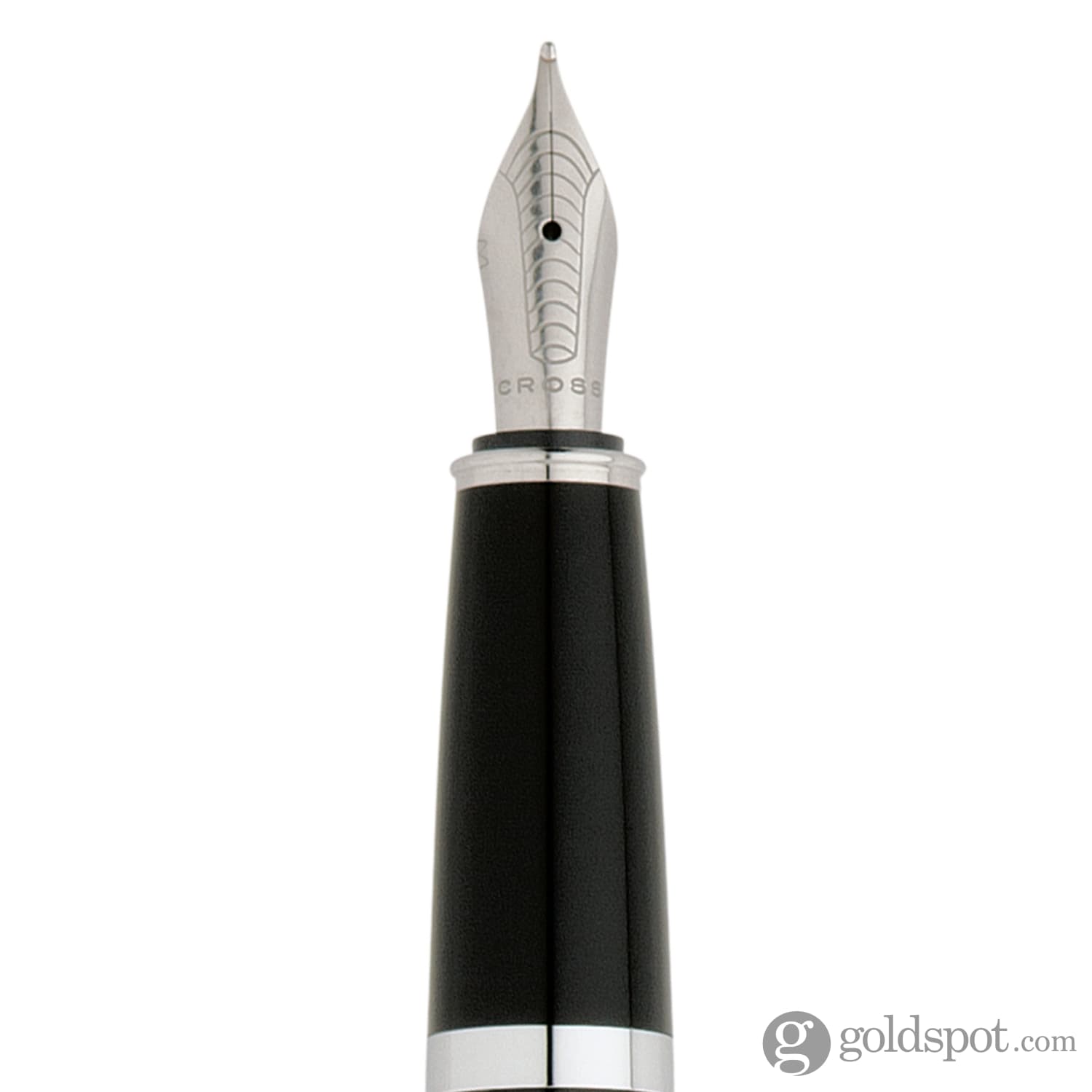 Cross Bailey Fountain Pen - Black Lacquer Medium Point Nib for Writing, Journaling & Calligraphy | Premium Ink Pen for Professionals & Students