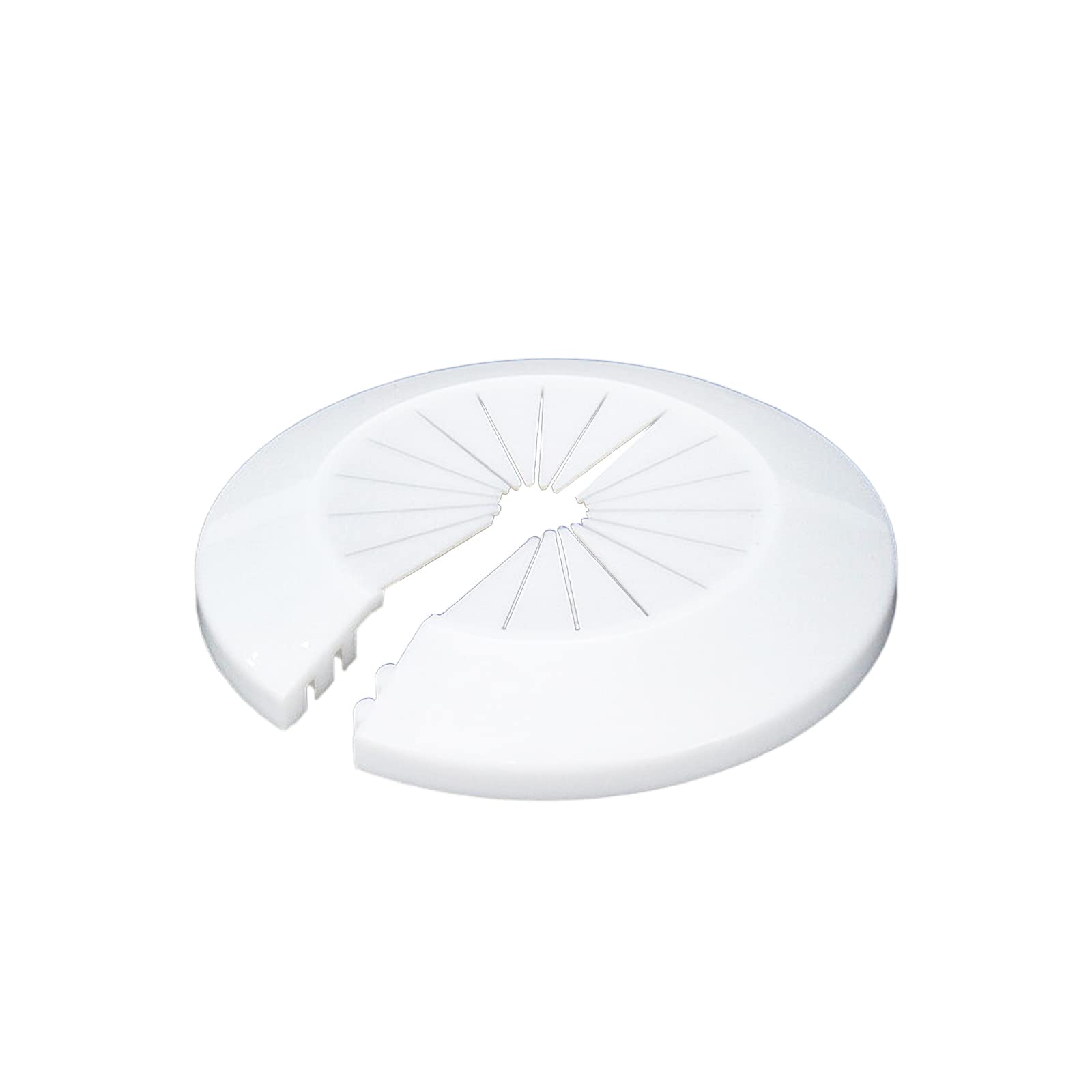 White PP Radiator Pipe Cover (5-Pack) - 0.79