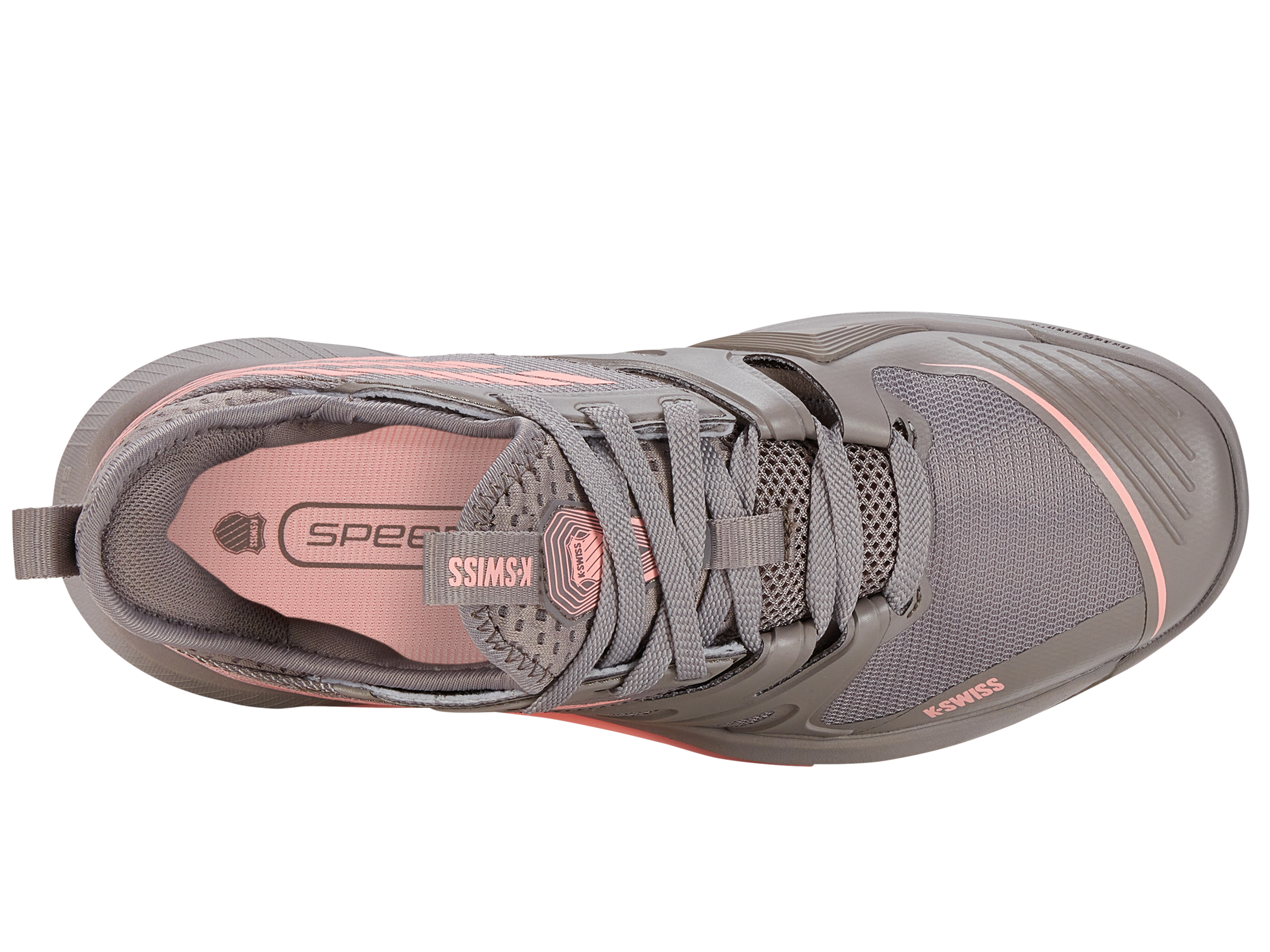SPEEDTRAC Running Shoes for Men - 239 M | Lightweight & Breathable | Satellite/Pale Neon Coral | Perfect for Jogging, Gym & Outdoor Activities