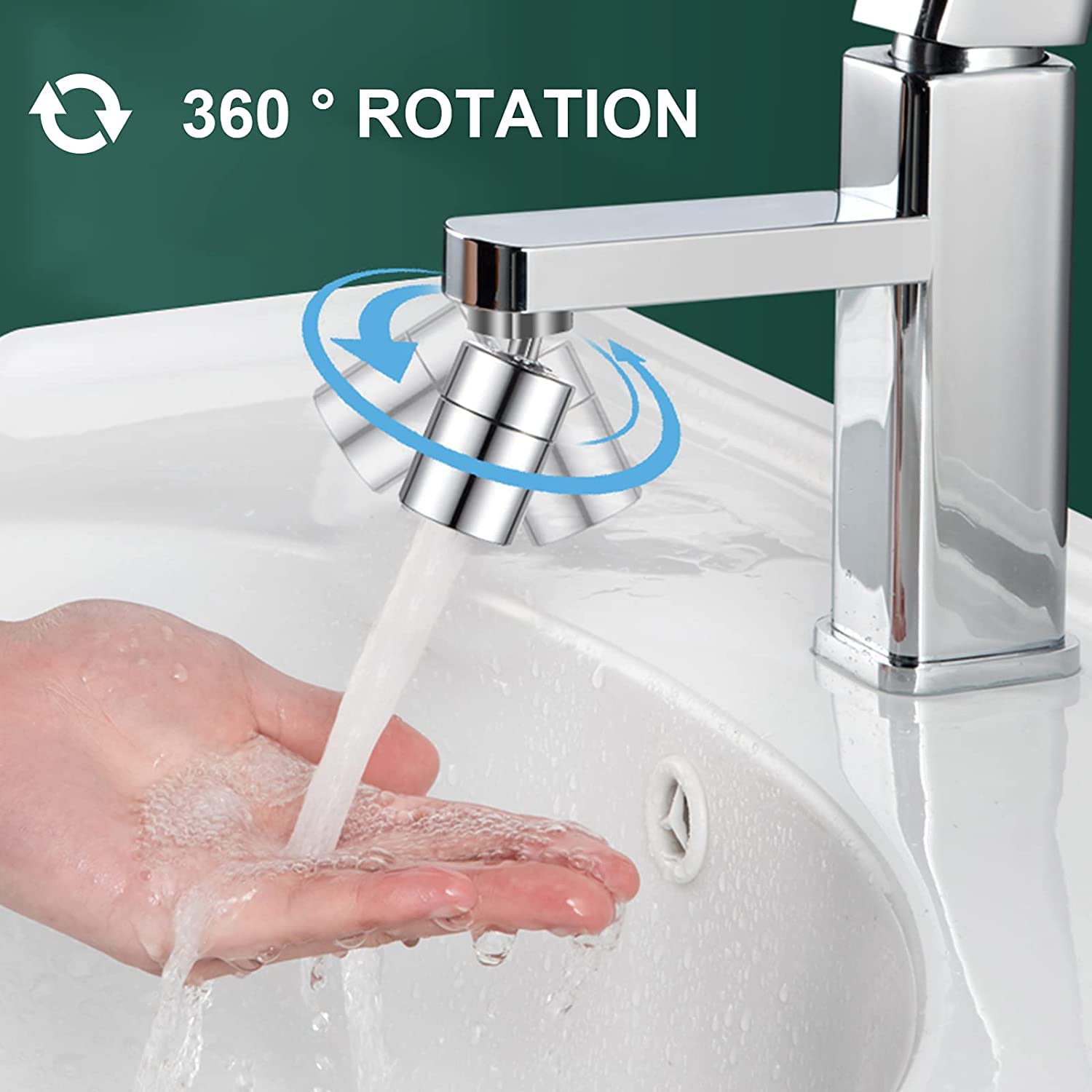 20mm Swivel Sink Faucet Aerator with Flow Restrictor - Replacement Insert for Bathroom & Kitchen Faucets (1PC) - Perfect for Water Conservation & Splash Reduction