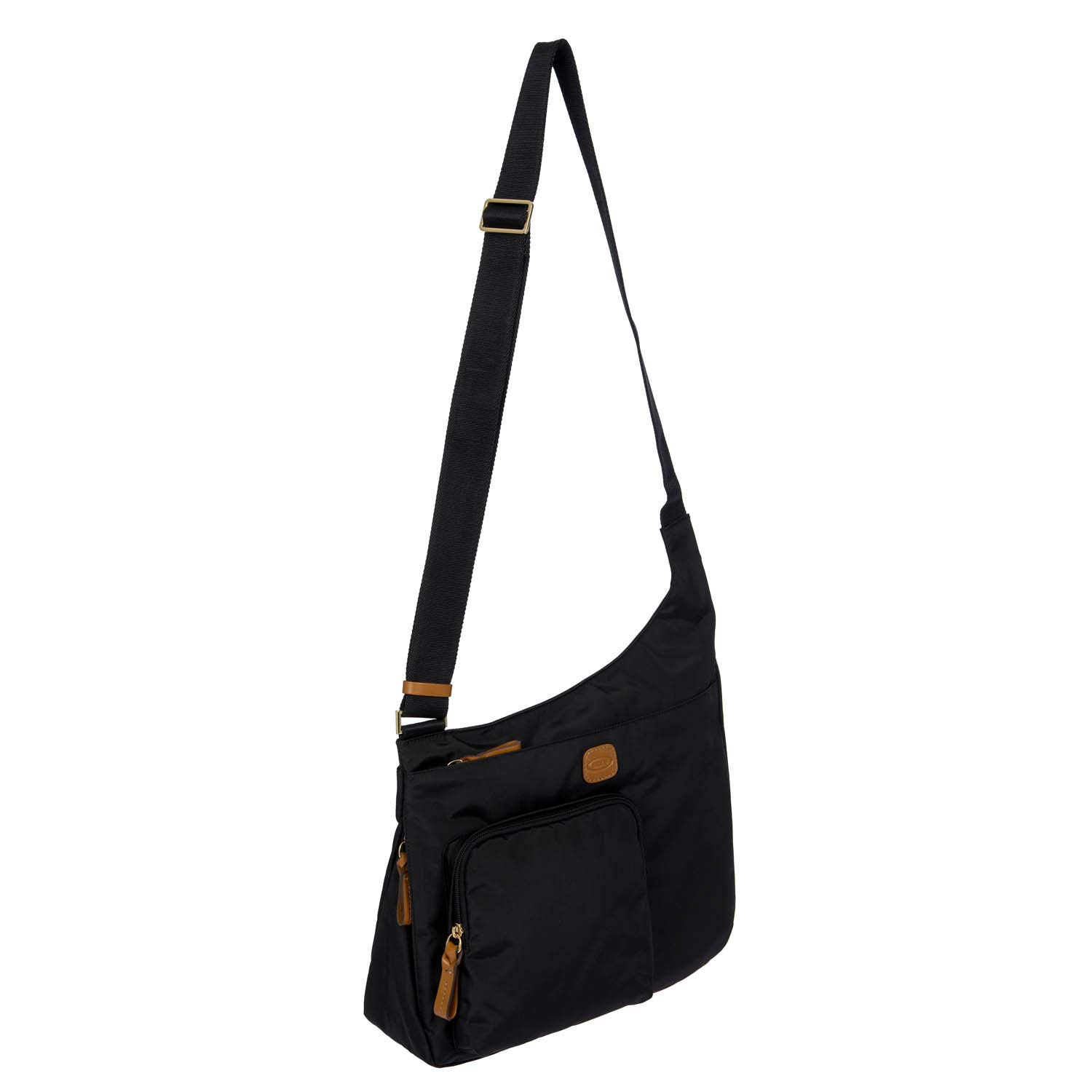 Bric's 2.0 X-Bag Hipster Envelope Shoulder Bag for Women - Stylish Travel Purse & Crossbody Bag - Black - Perfect for Work, Travel & Everyday Use