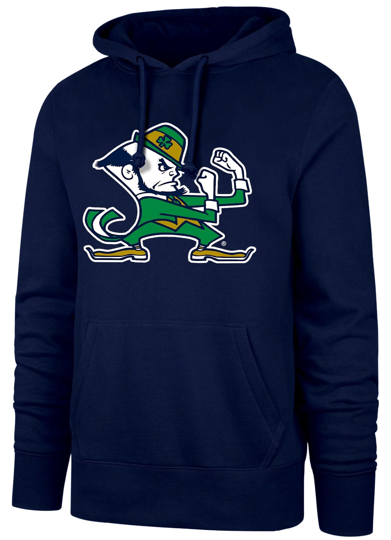 47 NCAA Notre Dame Fighting Irish Imprint Headline Hoodie - Navy Blue Pullover Sweatshirt for Men & Women - Perfect for Game Day, College Spirit & Casual Wear
