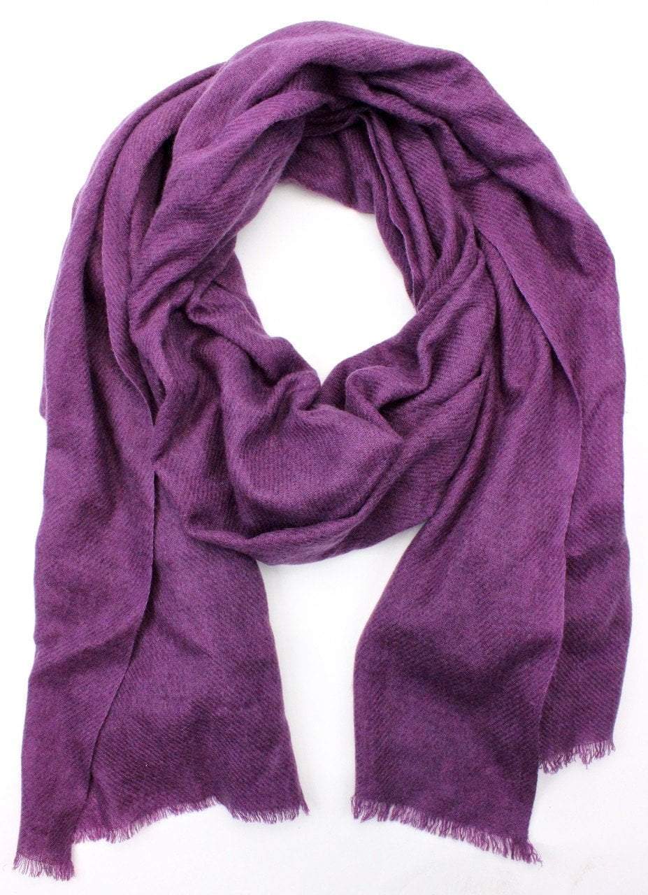 Luxury 100% Pure Pashmina Shawl - Soft Cashmere Wrap Scarf for Women, Dark Purple Elegant Winter Accessory | Perfect for Weddings, Parties & Cold Weather Fashion