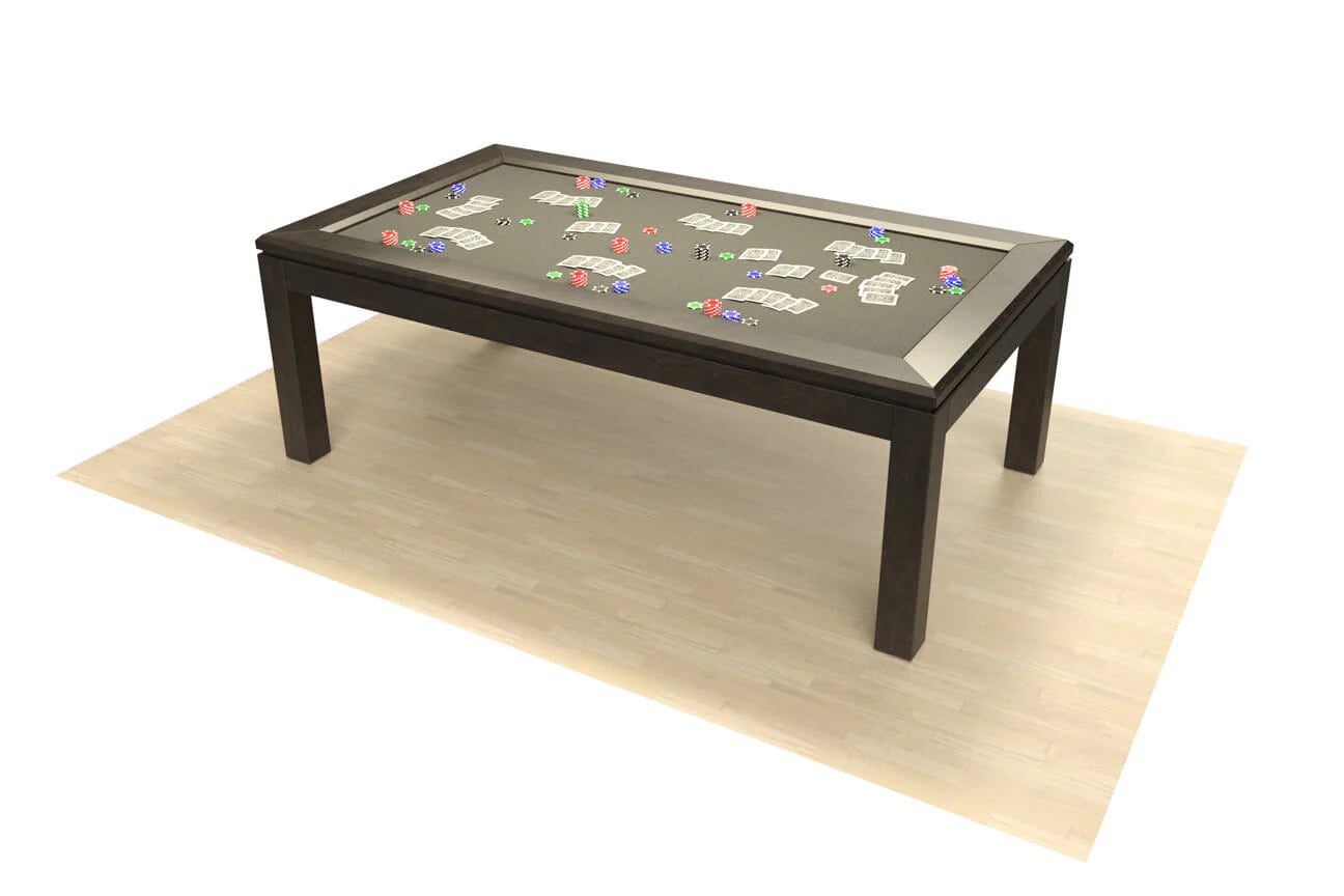 Premium Canada Billiard La Condo Poker Table - 84 Inch Dining & Game Table for Home, Casino Nights & Poker Parties | Multi-Functional for Dining, Card Games & Entertainment