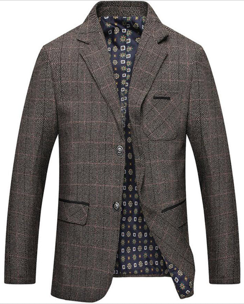 Men's Autumn Slim Fit Casual Suit Jacket - Lightweight Blazer Coat CB2101 | Perfect for Office, Business Meetings & Smart Casual Outfits