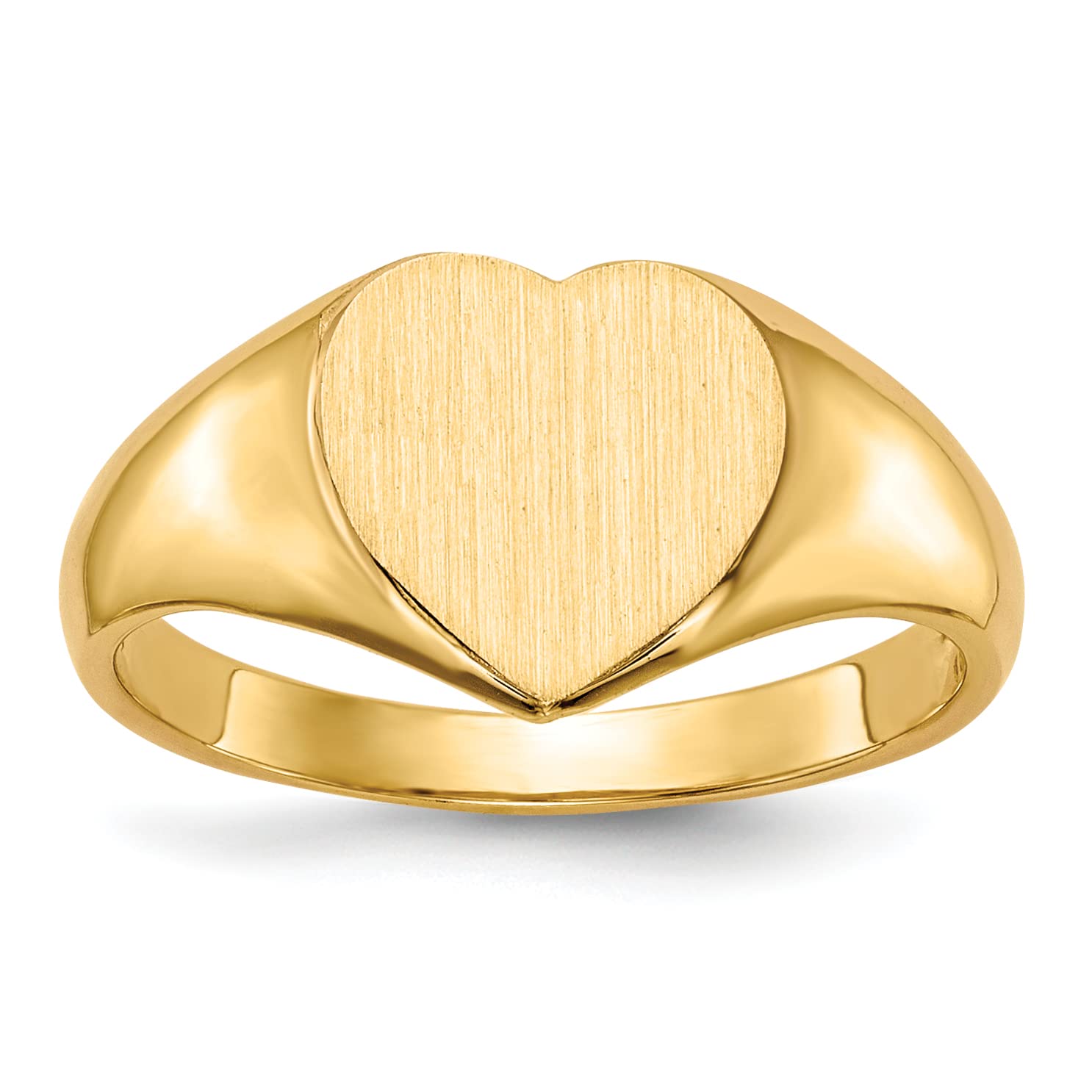 14K Gold Signet Ring for Men & Women - Personalized Engraved Initials - Classic & Elegant Jewelry Gift for Weddings, Anniversaries & Special Occasions