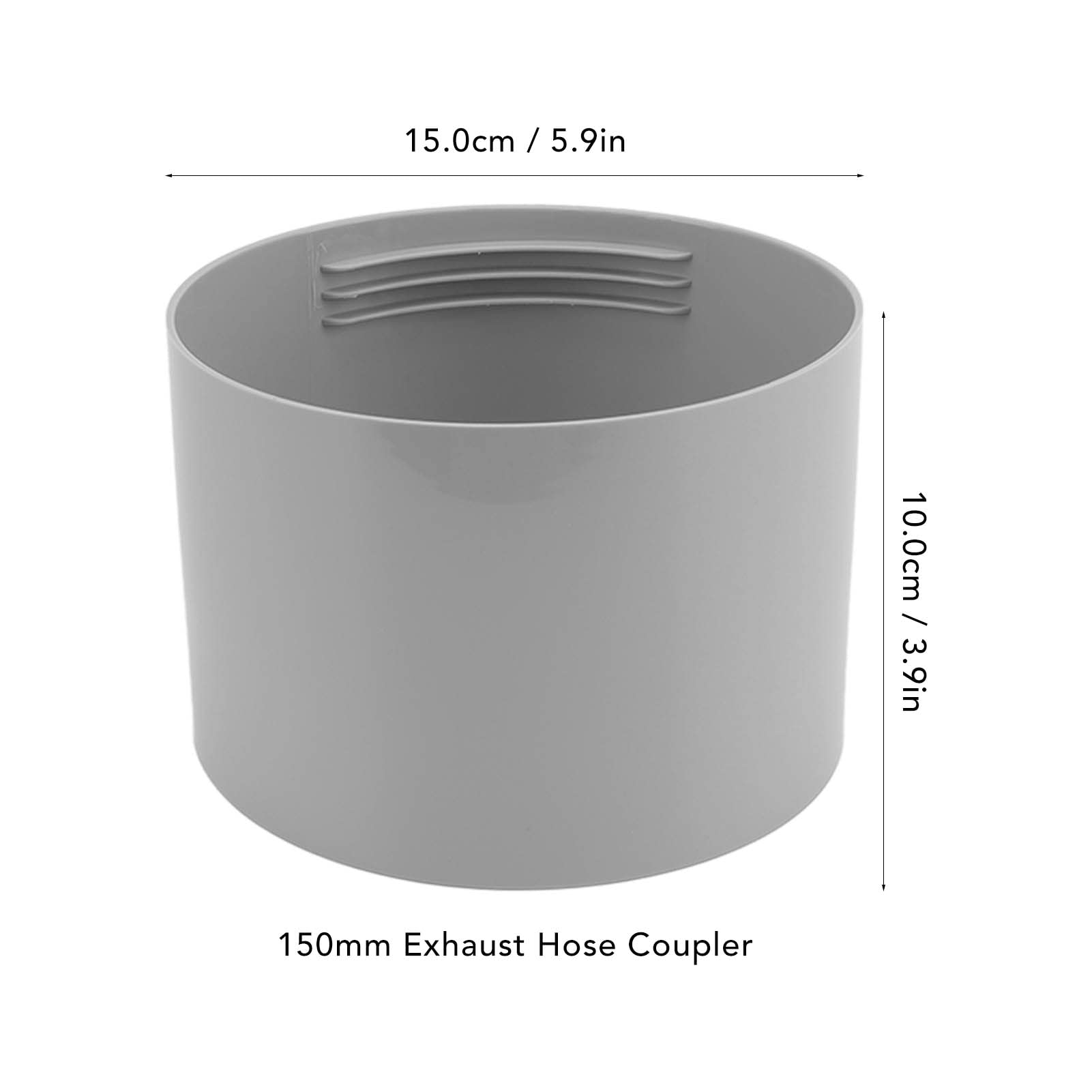 Tnfeeon 5.9 Inch Portable Air Conditioner Exhaust Hose Connector - Round Tube Adapter & Coupler for AC Unit - Universal AC Hose Extension Kit for Home, Office, RV & Camping Use