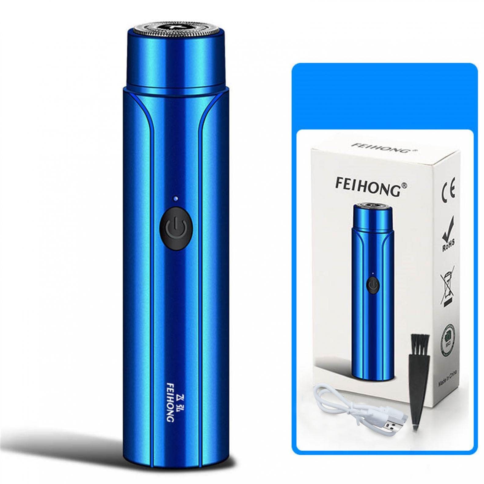 Professional Beard Trimmer for Men - Waterproof Cordless Electric Shaver with Rechargeable Battery, Wet & Dry Use - Perfect for Travel, Home Grooming & Quick Touch-Ups
