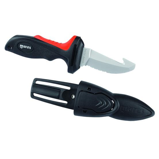 Mares Force Nano Plus Dive Tool - Compact Scuba Diving Knife for Underwater Safety | Perfect for Spearfishing, Snorkeling & Emergency Situations