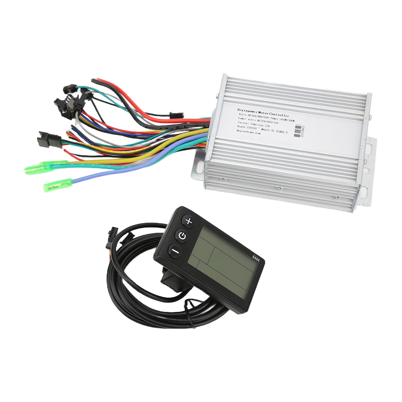 Brushless Electric Bike Controller with LCD Display - Durable for Motorcycles & E-Bikes
