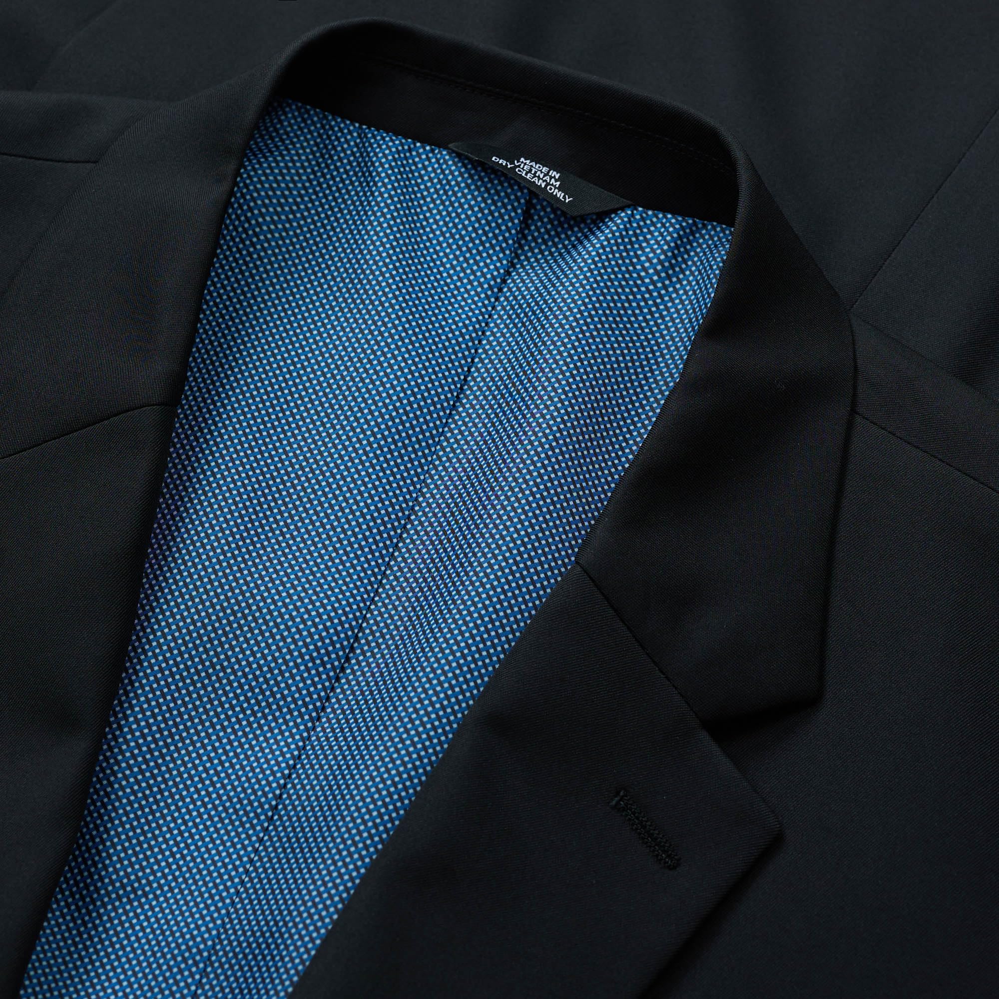 Haggar Men's Classic Fit Gabardine Blazer - The Active Series | Comfortable & Stylish Business Casual Jacket for Office, Weddings & Formal Events (Regular, Big & Tall Sizes)