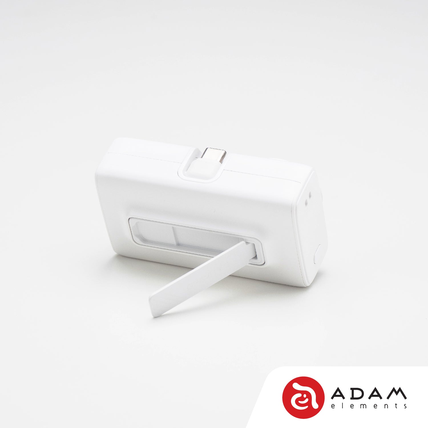 ADAM elements GRAVITY 3-in-1 Foldable Portable Charger with Built-in Cables - Compact Power Bank for Travel, Camping & Everyday Use (10000mAh)
