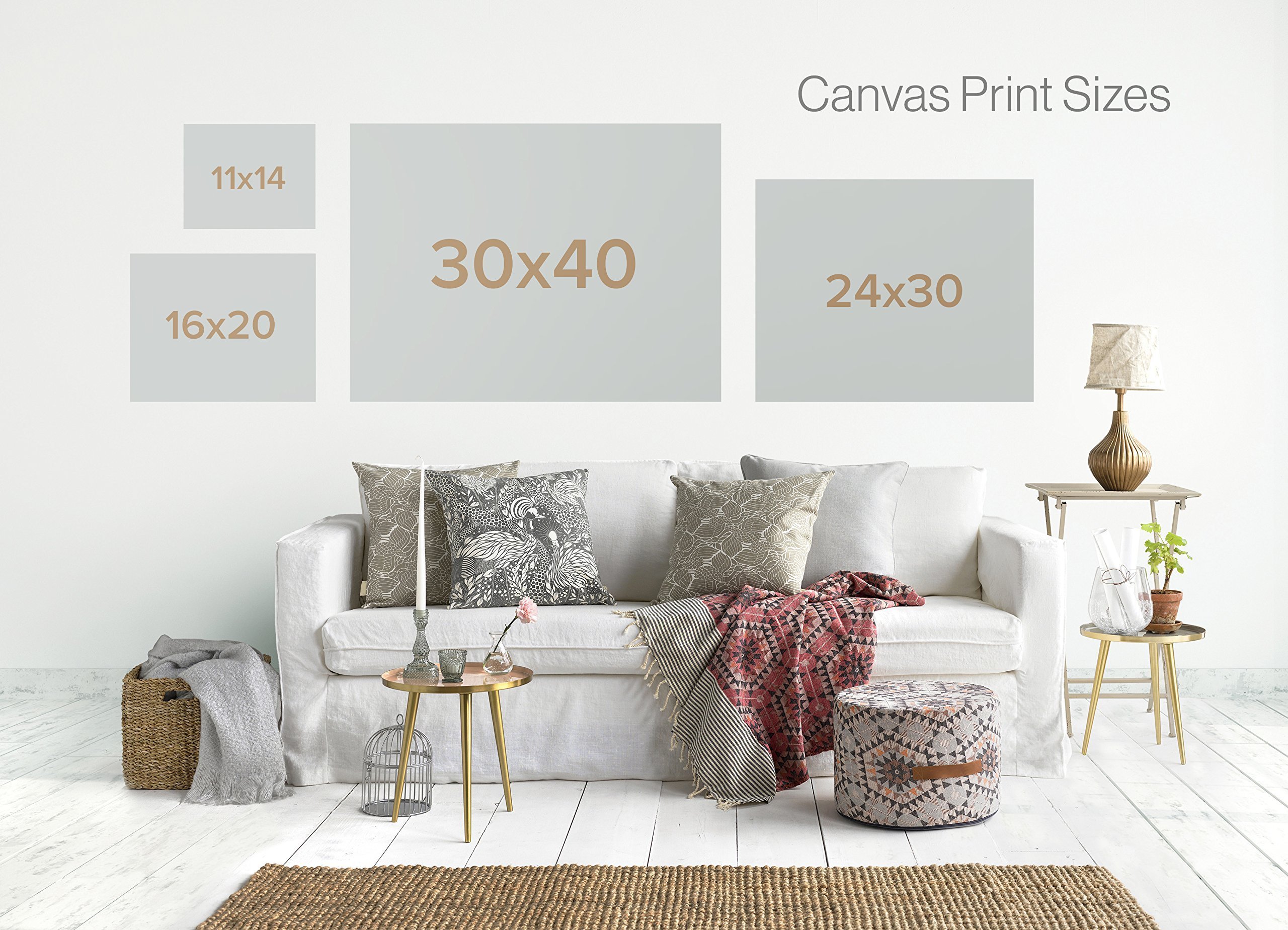Large Format Canvas Print | Joshua Tree Wall Art | Southwestern Home Decor | California Desert Landscape Photography | Unframed Poster | Perfect for Living Room, Bedroom or Office Decor