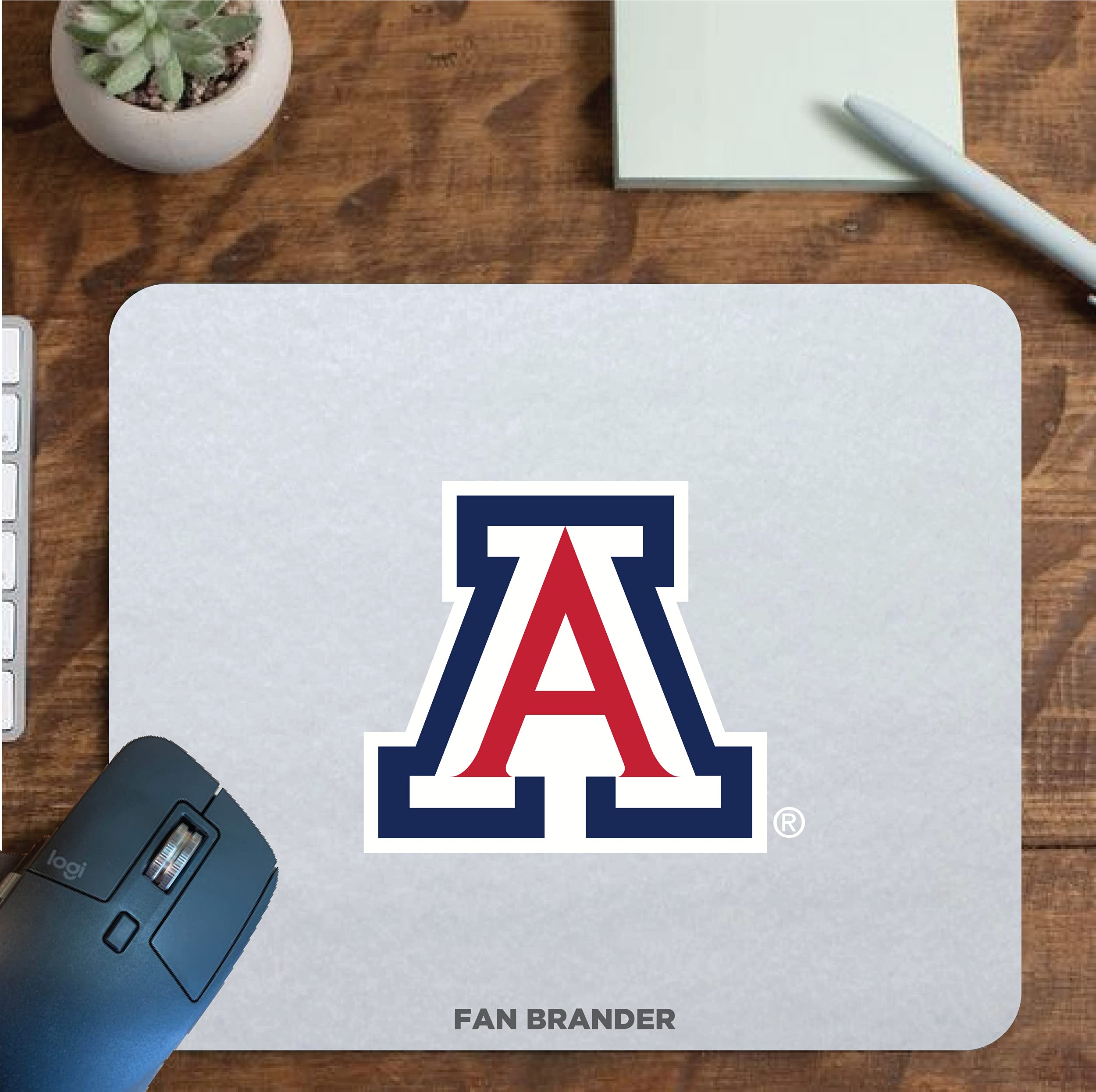 NCAA Logo Mouse Pad - Non-Slip Rubber Base, Smooth Surface for Home Office & Gaming - Perfect for Computer Work, Online Classes & Esports
