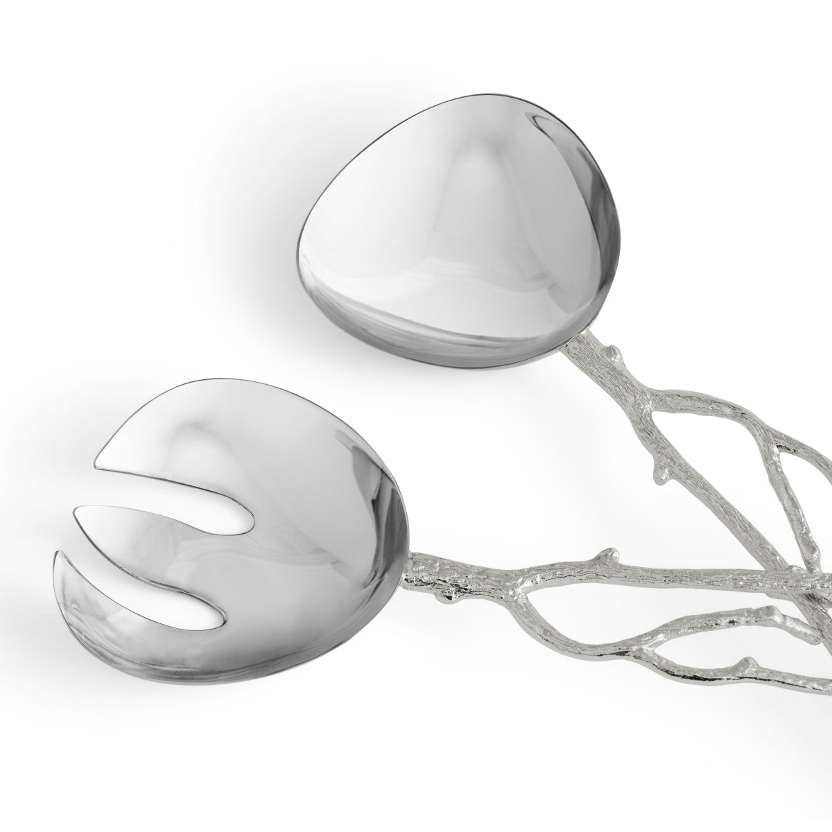 Premium Pomegranate Silver Serving Set - Elegant 3-Piece Dessert Utensils for Cake, Pastry & Cheese - Perfect for Dinner Parties, Weddings & Holiday Entertaining