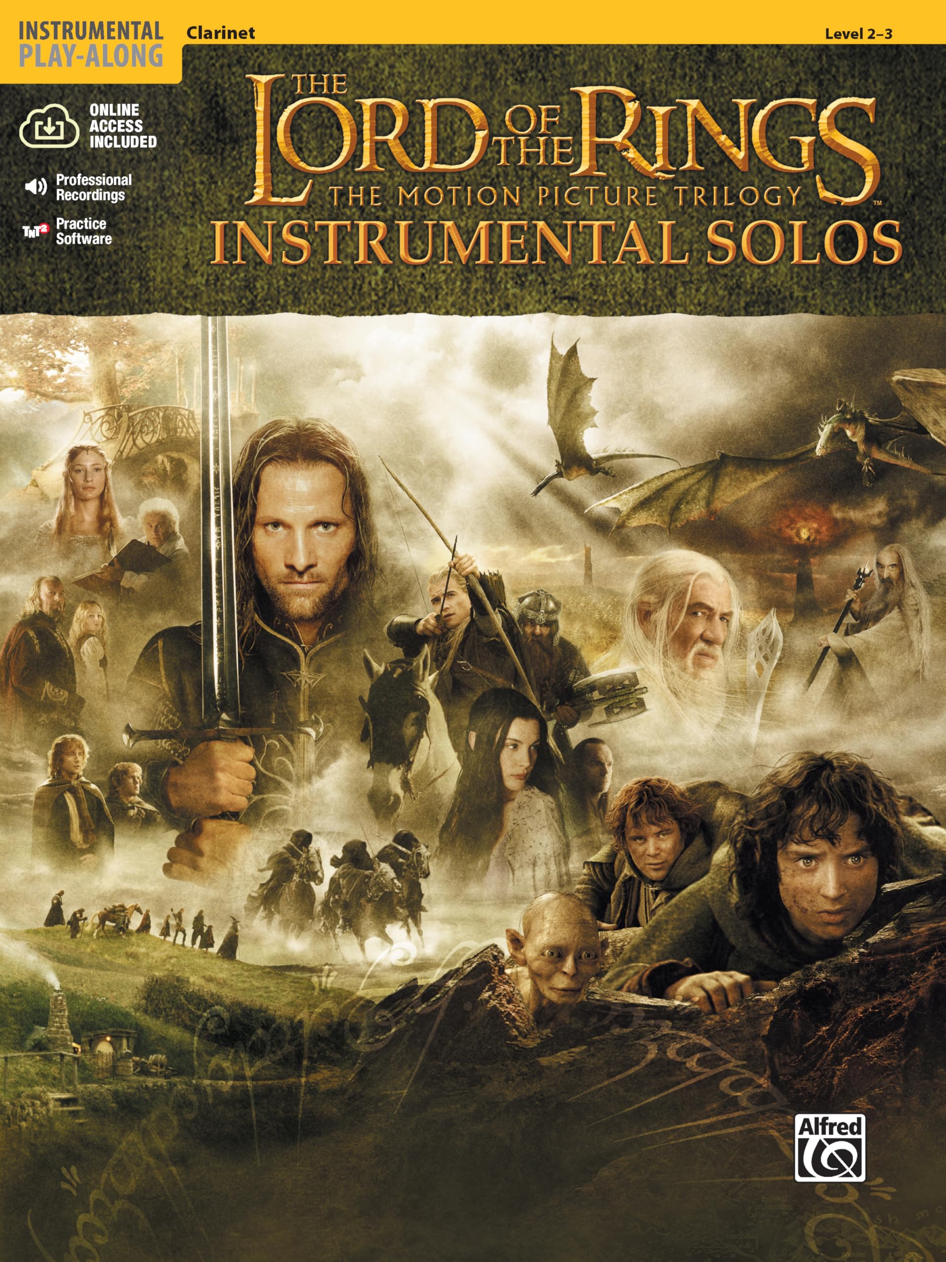 The Lord of the Rings Instrumental Solos for Clarinet - Book with Online Audio & Software | Pop Instrumental Solo Series | Perfect for Practice, Performances & LOTR Fans
