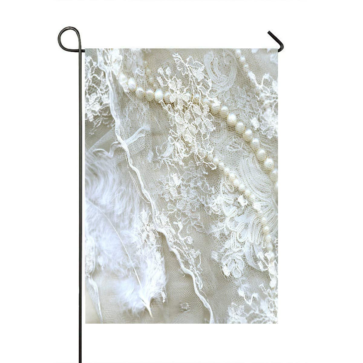 ECZJNT 28x40 Inch Wedding Garden Flag - Outdoor Decorative Textile Flag for Home, Party, and Garden Decorations | Perfect for Weddings, Celebrations, and Outdoor Events